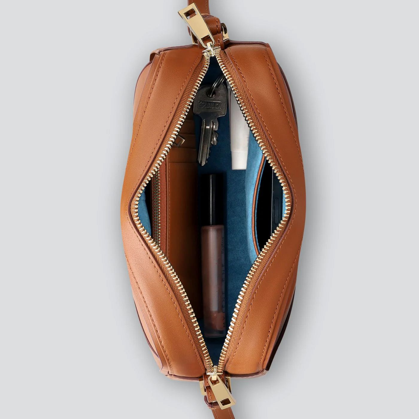 Kaai Mini Bowler Cognac 265164 cognac