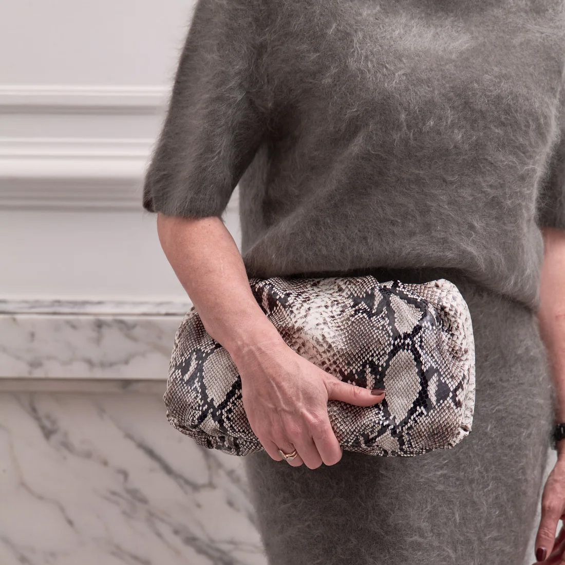 Vain Jacky Large Python 265286 beige