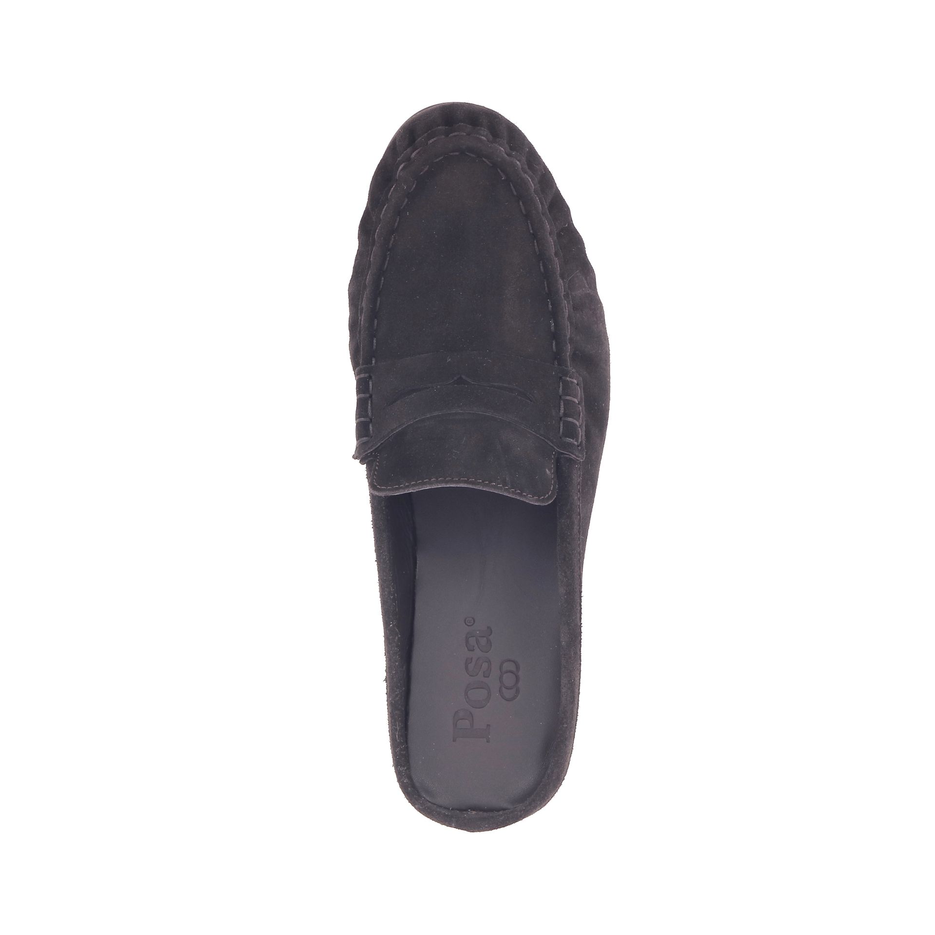 Posa Penny Loafer Wrinkle Mule 265319 bruin