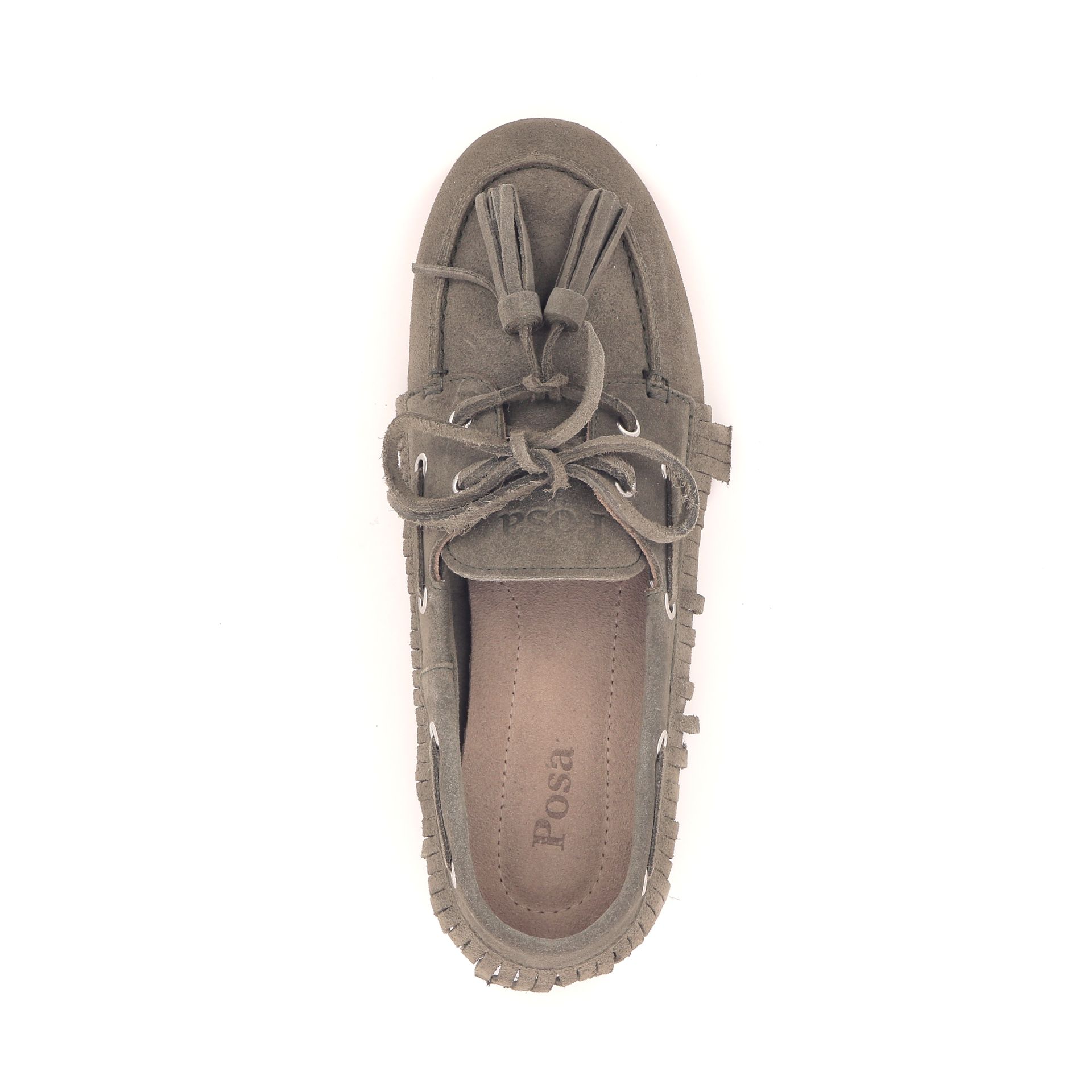 Posa Boat Loafer Native Tassel 265320 groen