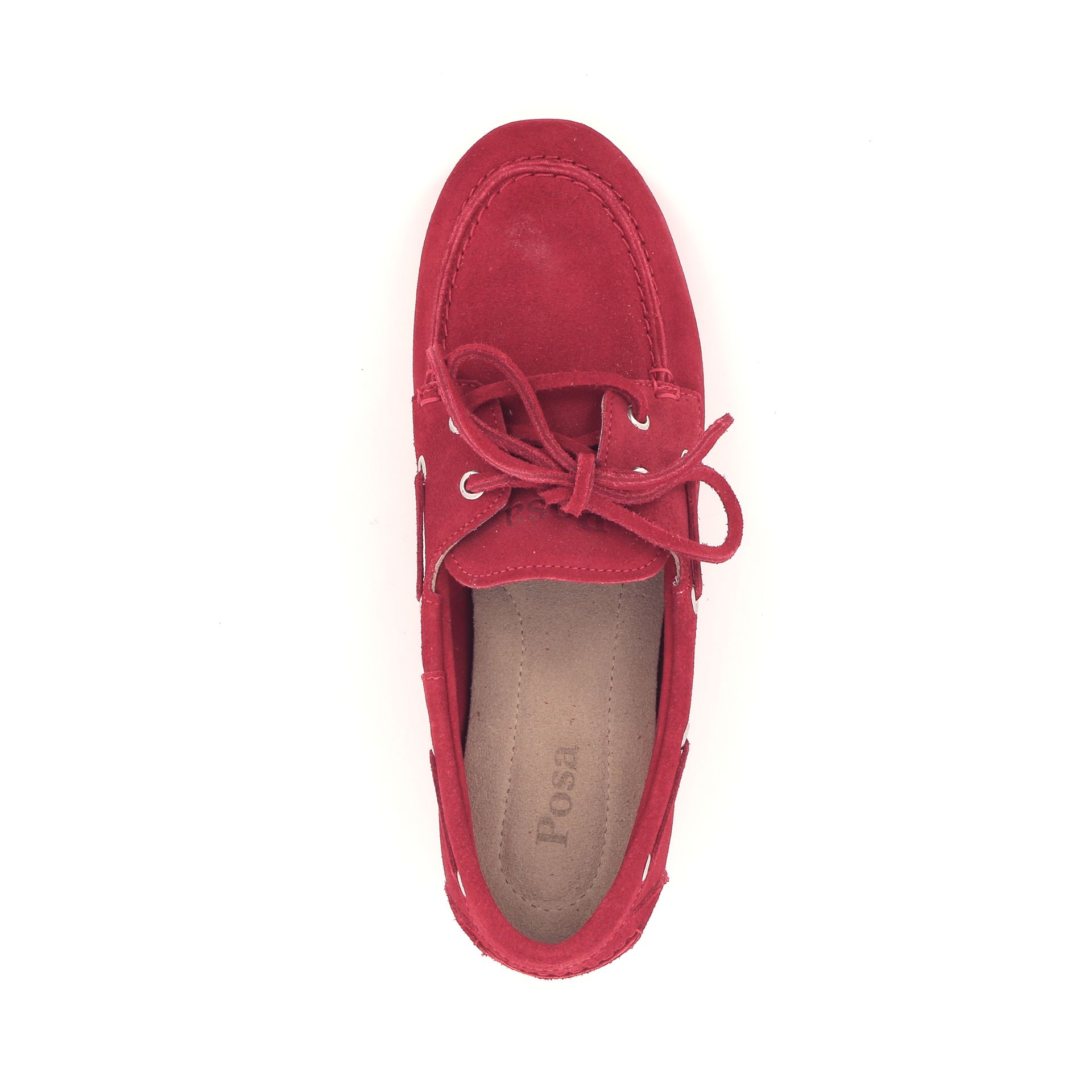 Posa Boat Loafer Brushed 265324 rood