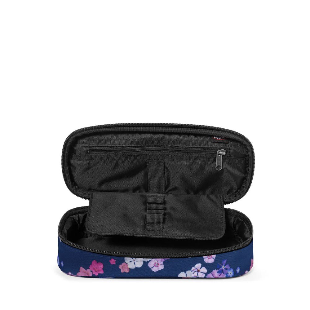Eastpak Oval Single Floral Bloom Navy 265628 blauw