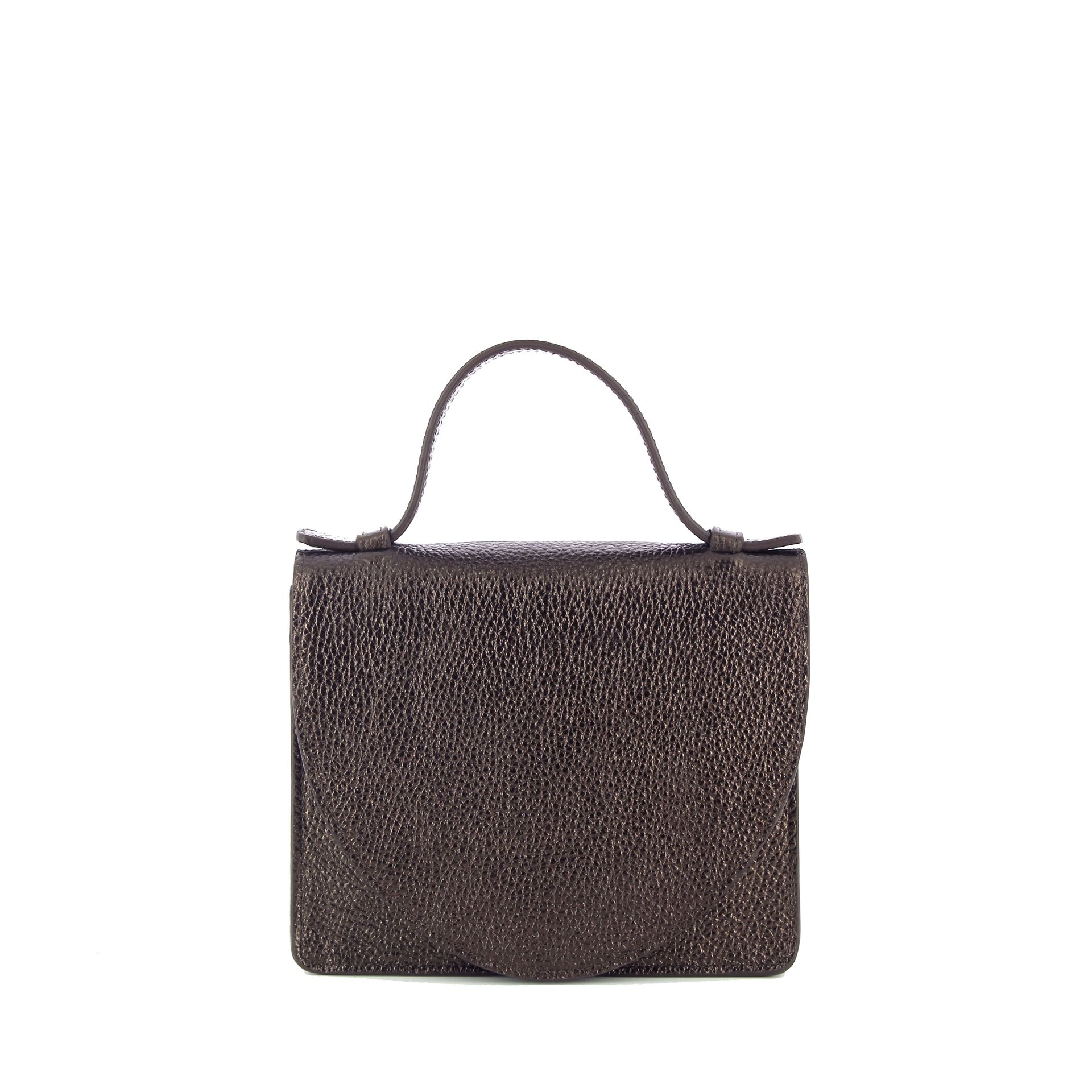 Mieke Dierckx Micro Briefcase Chocolate Shimmer 265661 bruin