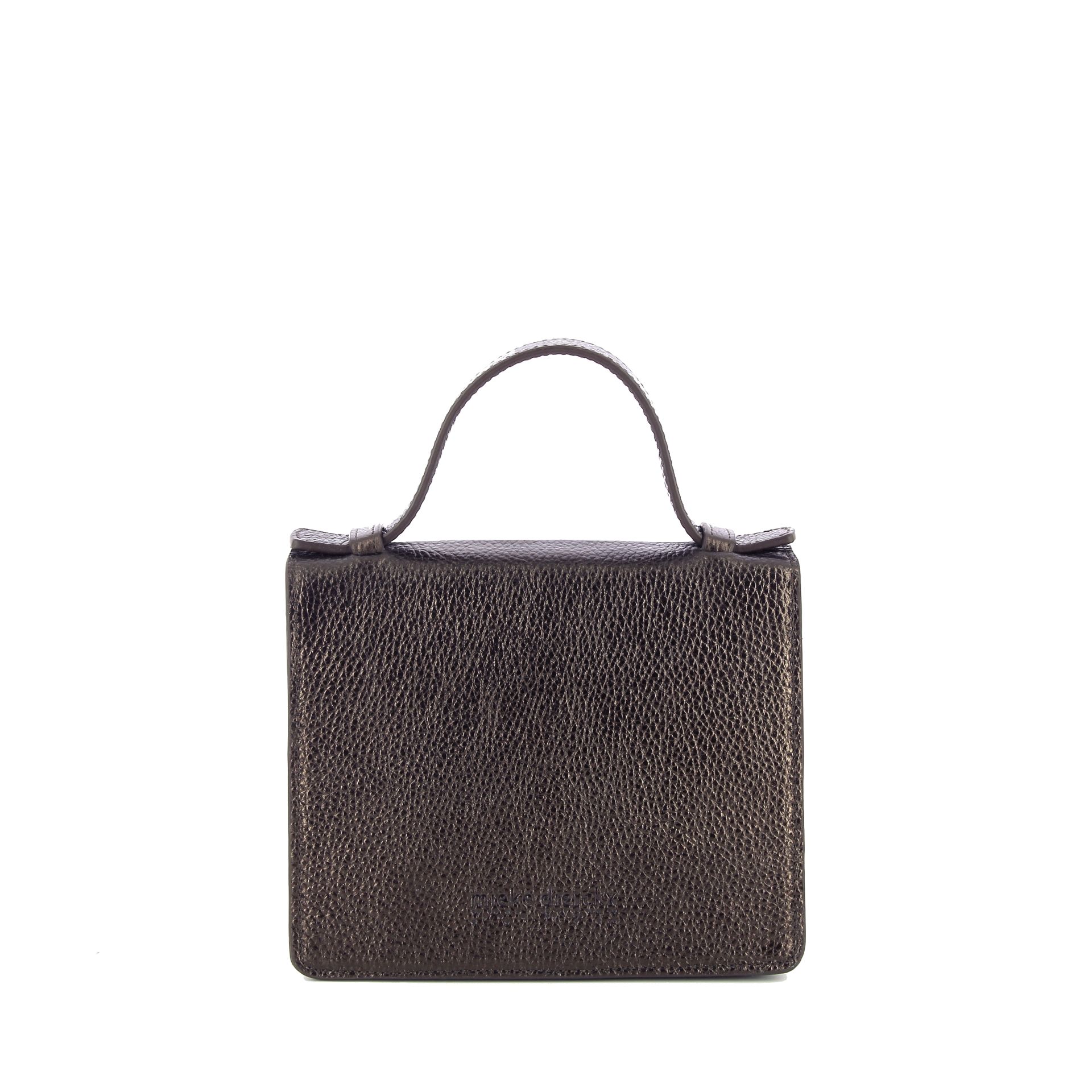 Mieke Dierckx Micro Briefcase Chocolate Shimmer 265661 bruin