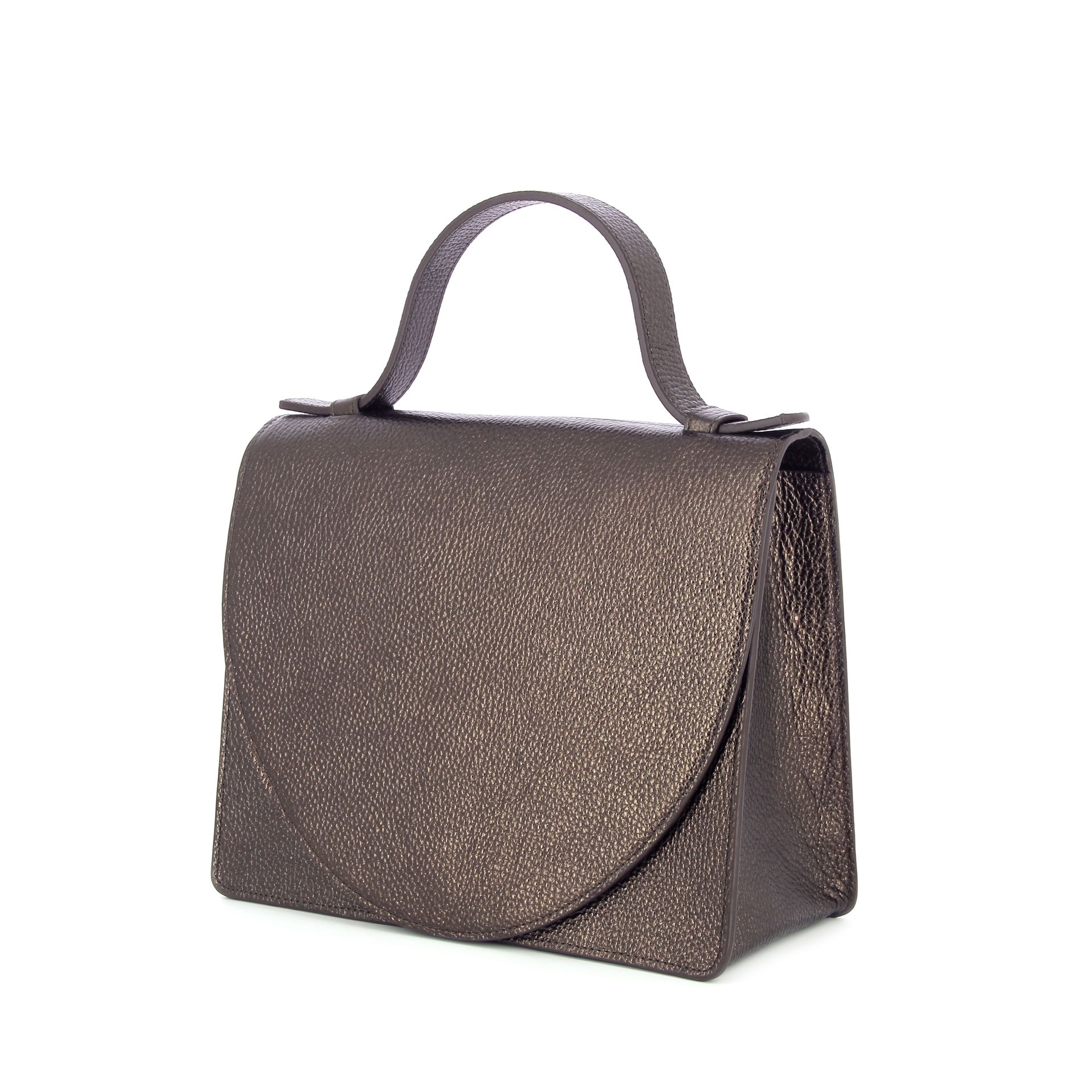 Mieke Dierckx Mini Briefcase Chocolate Shimmer 265662 bruin