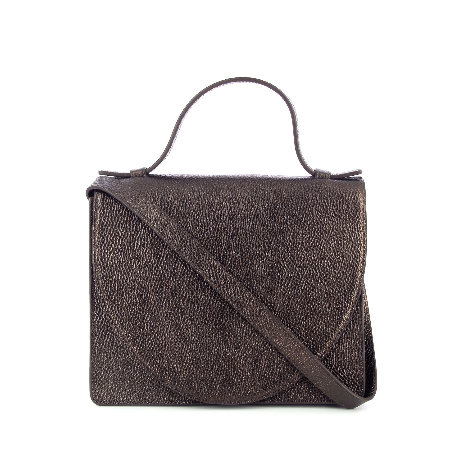 Mieke Dierckx Mini Briefcase Chocolate Shimmer 265662 bruin