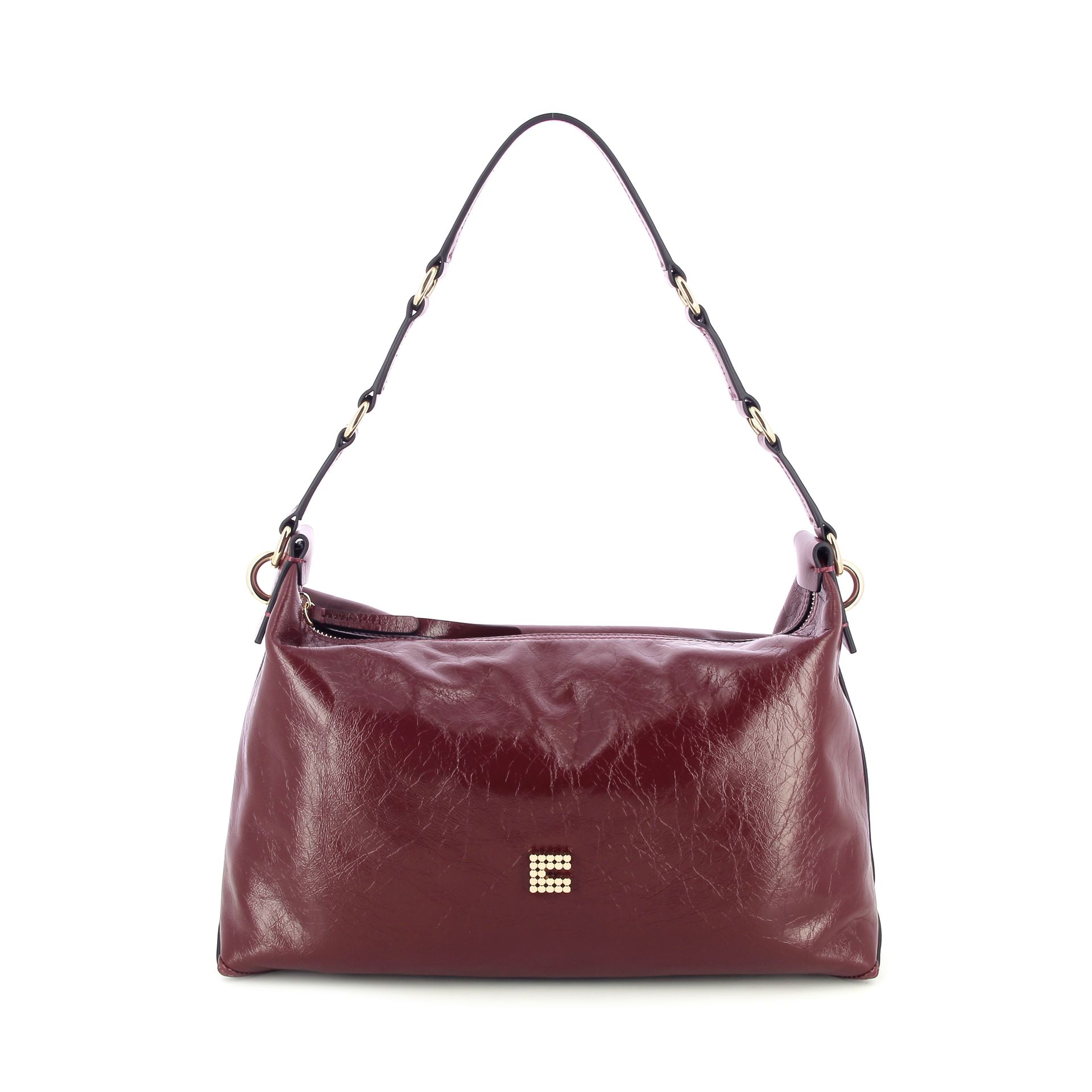 Clio Charly Crinkle Patent Burgundy 265761 rood