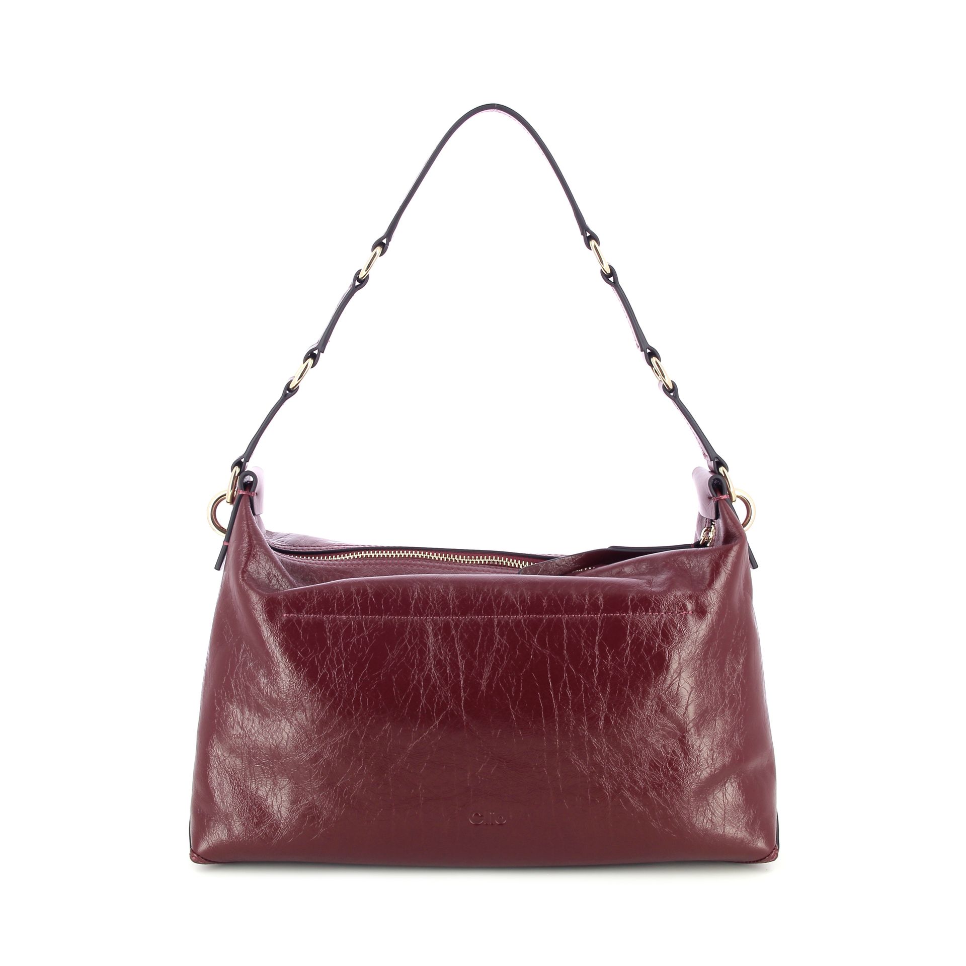 Clio Charly Crinkle Patent Burgundy 265761 rood