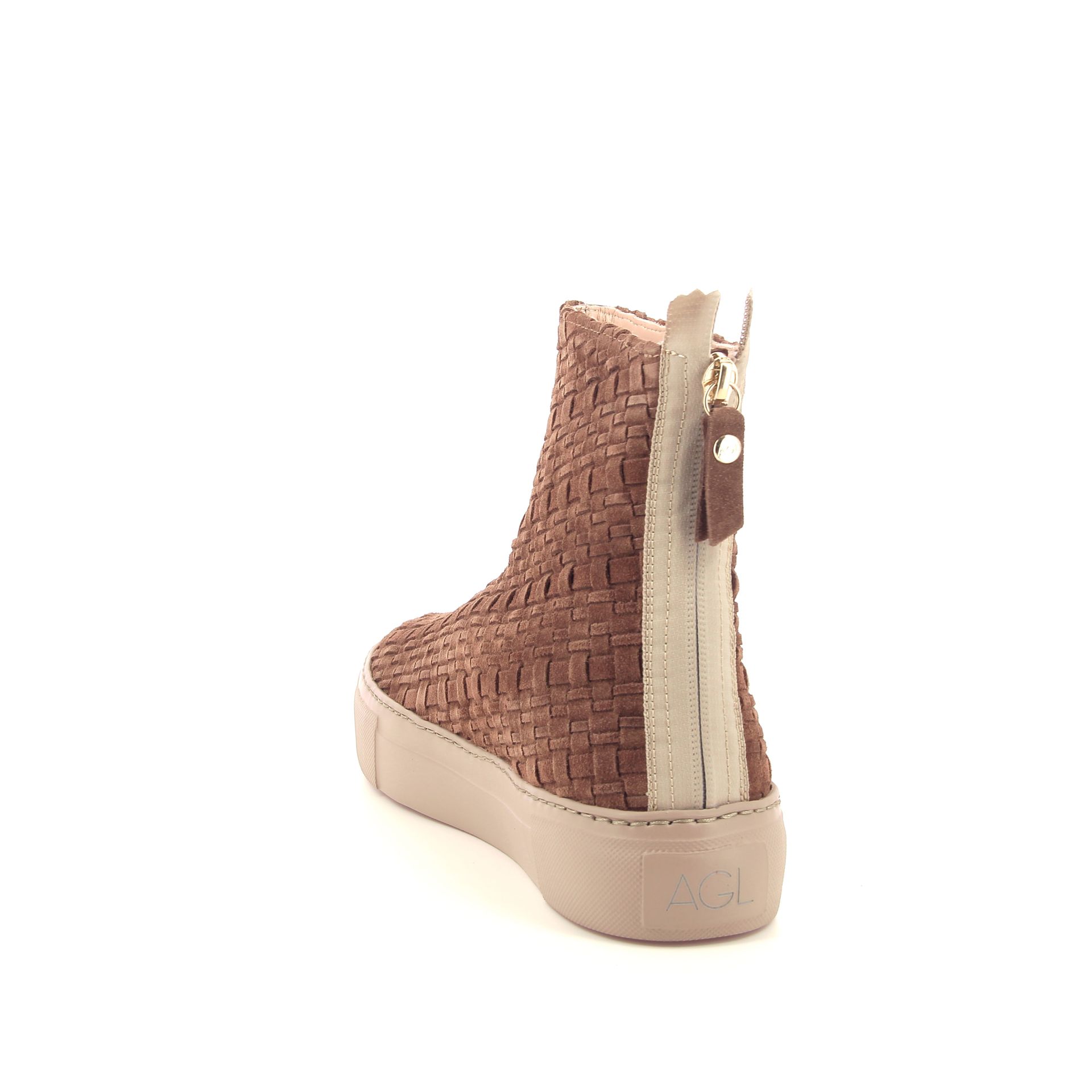 Agl Maria Woven 265858 cognac