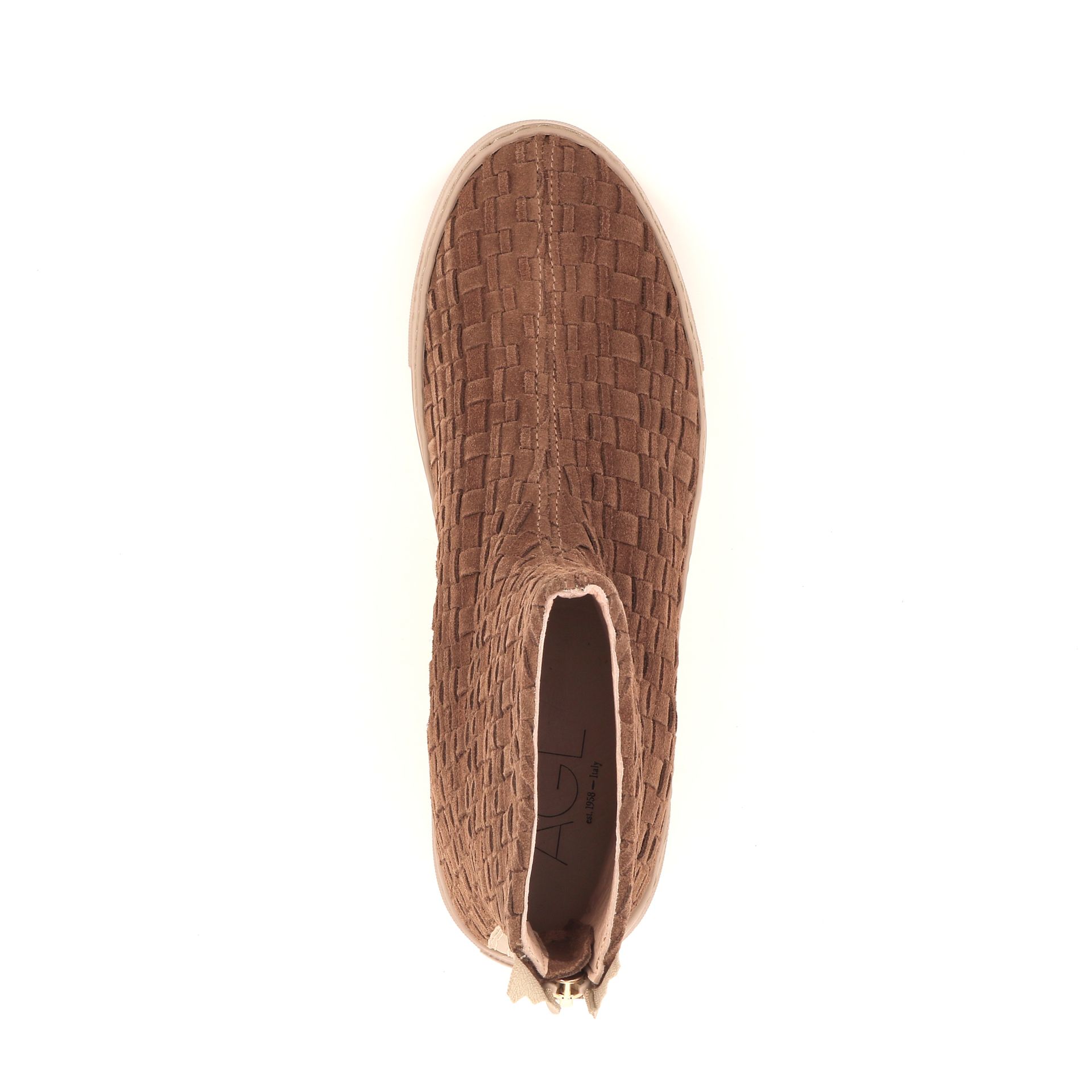Agl Maria Woven 265858 cognac