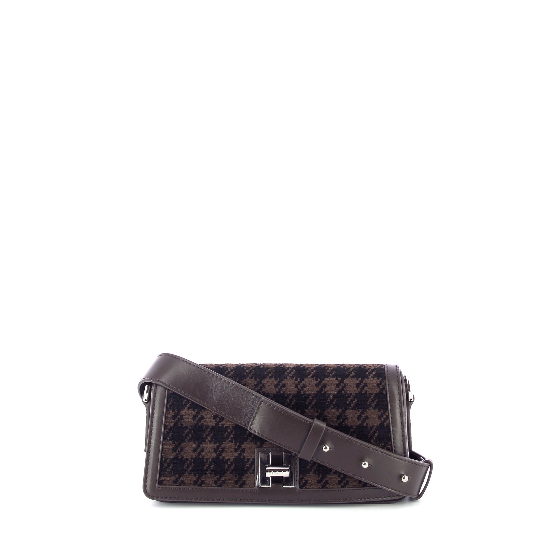 Hogan Tracolla Patta Mini Tessuto 265981 bruin