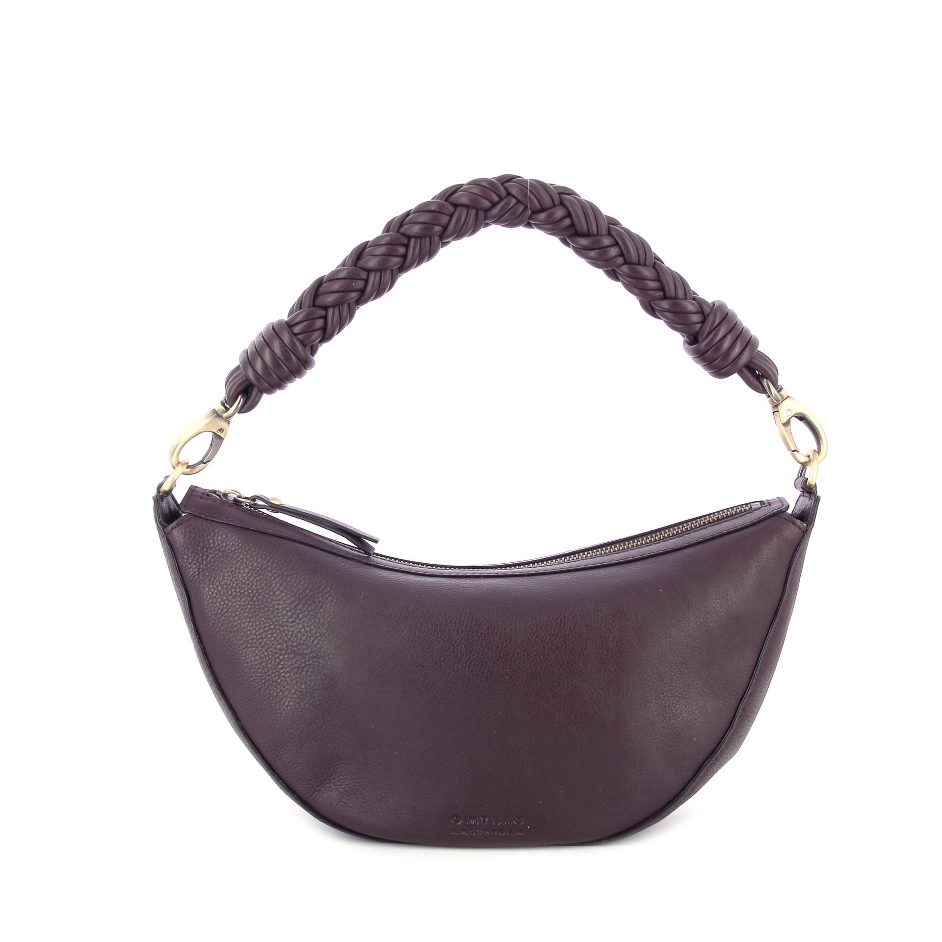 O My Bag Leo Twisted Handle Chocolate 266152 bruin