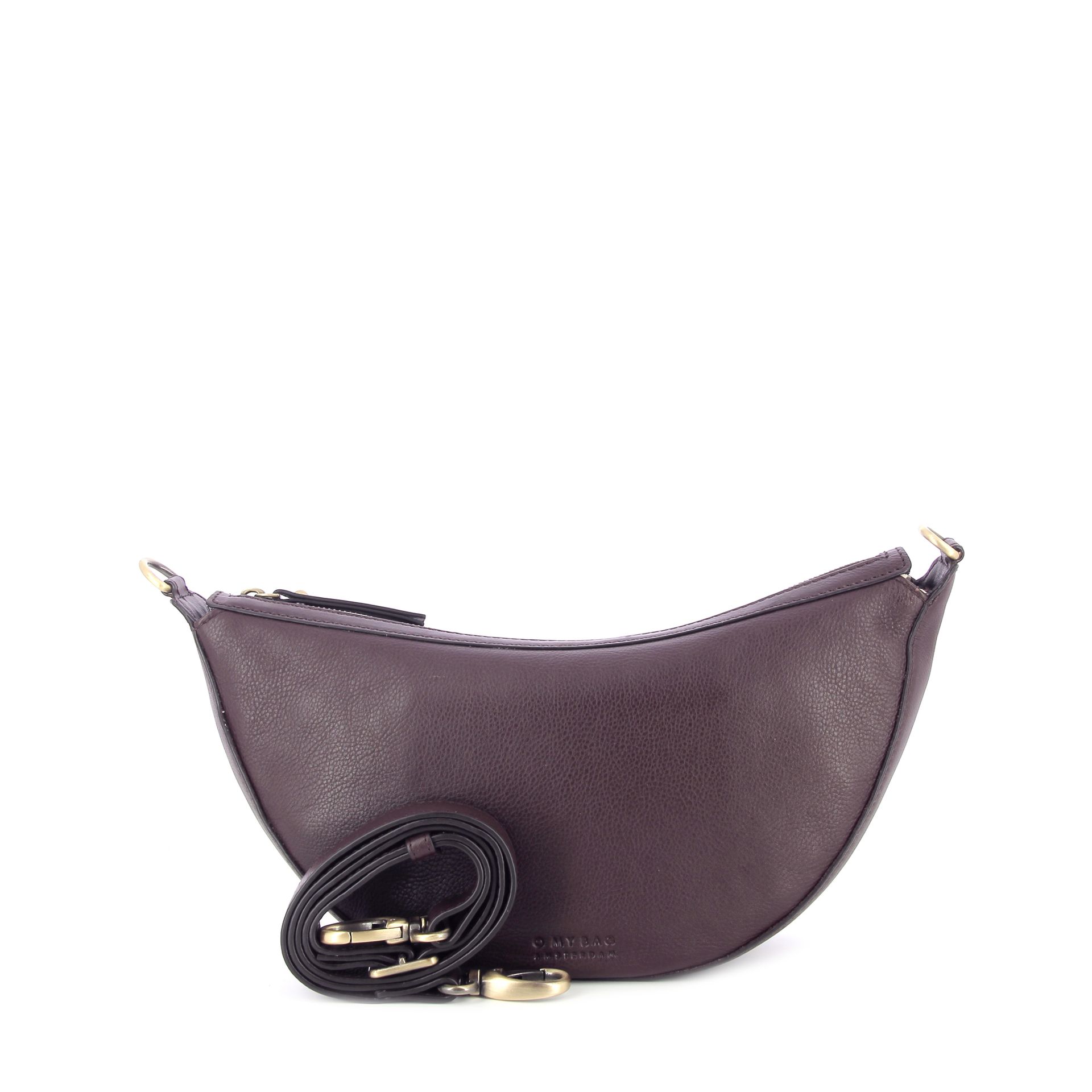 O My Bag Leo Twisted Handle Chocolate 266152 bruin
