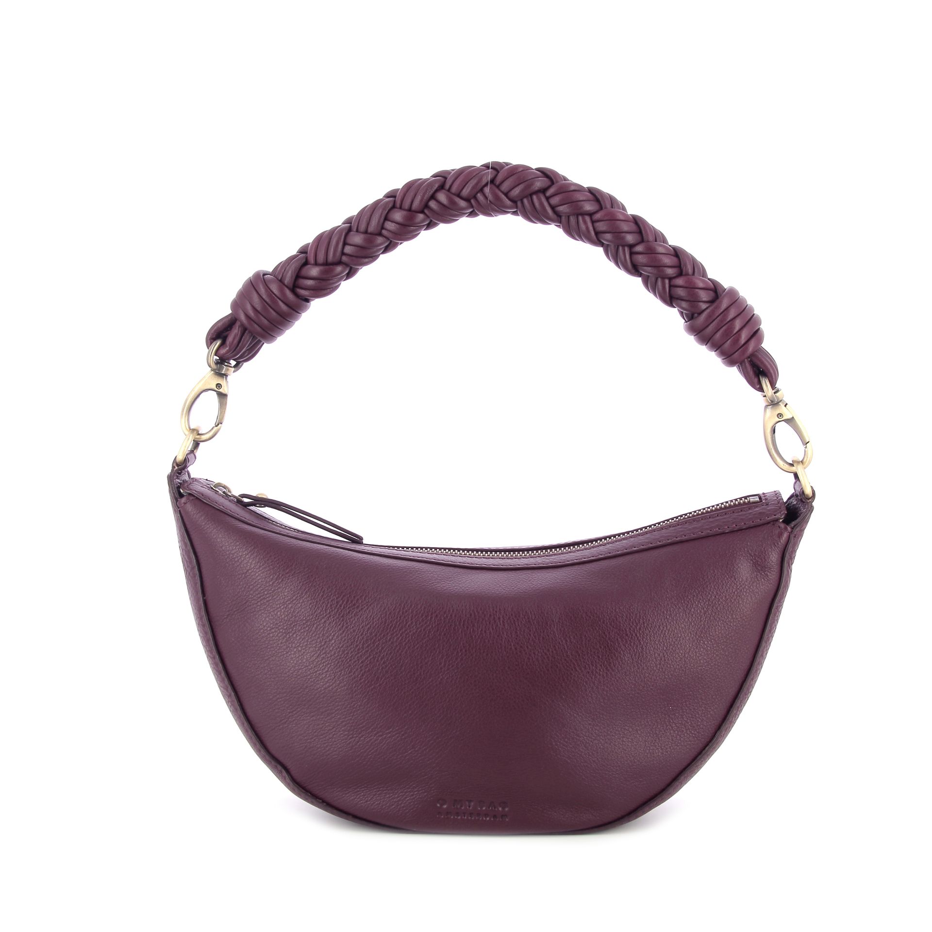 O My Bag Leo Twisted Handle Dark Cherry 266153 rood