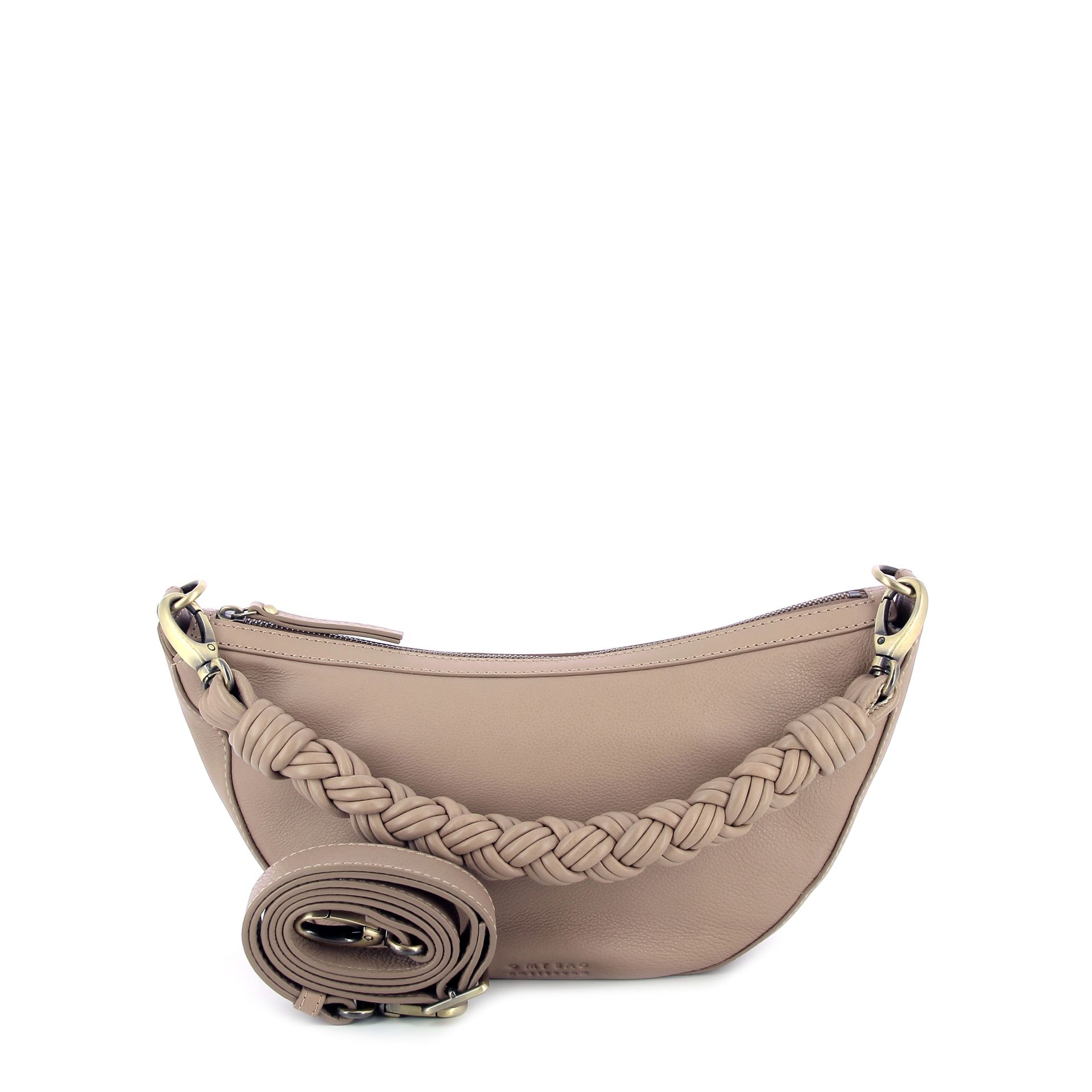 O My Bag Leo Twisted Handle Dark Sand 266154 beige
