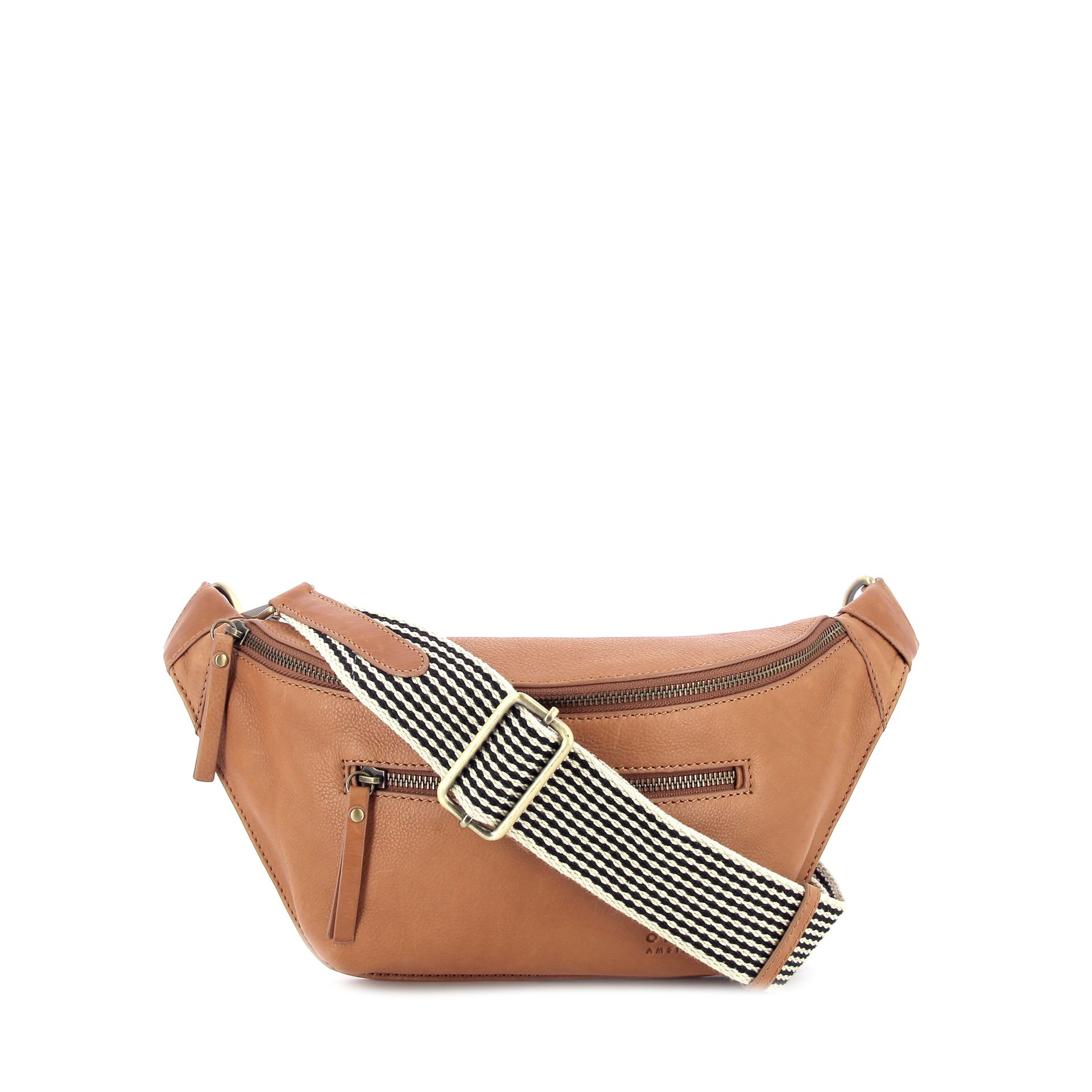 O My Bag Drew Bum Bag Wild Oak 266158 cognac