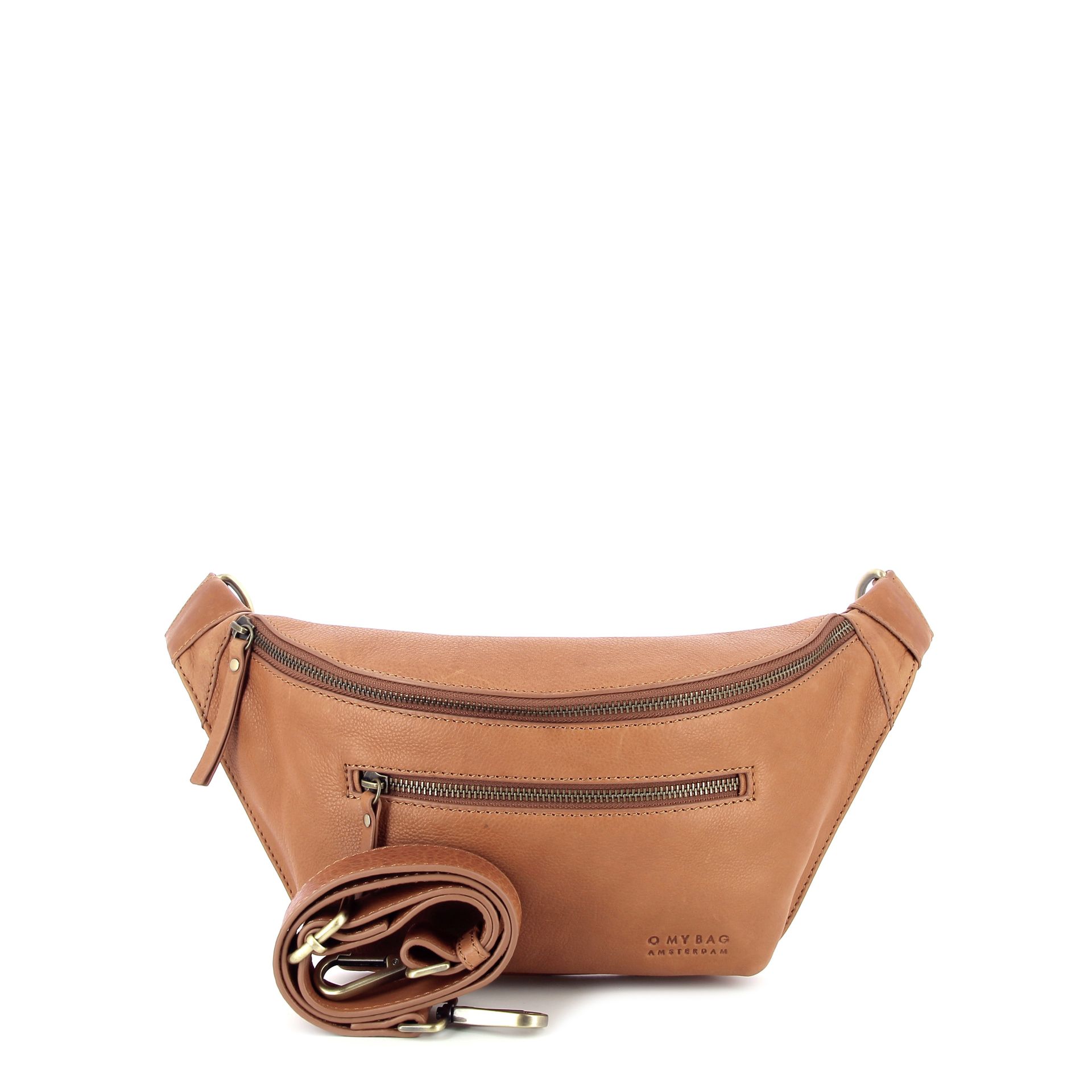 O My Bag Drew Bum Bag Wild Oak 266158 cognac