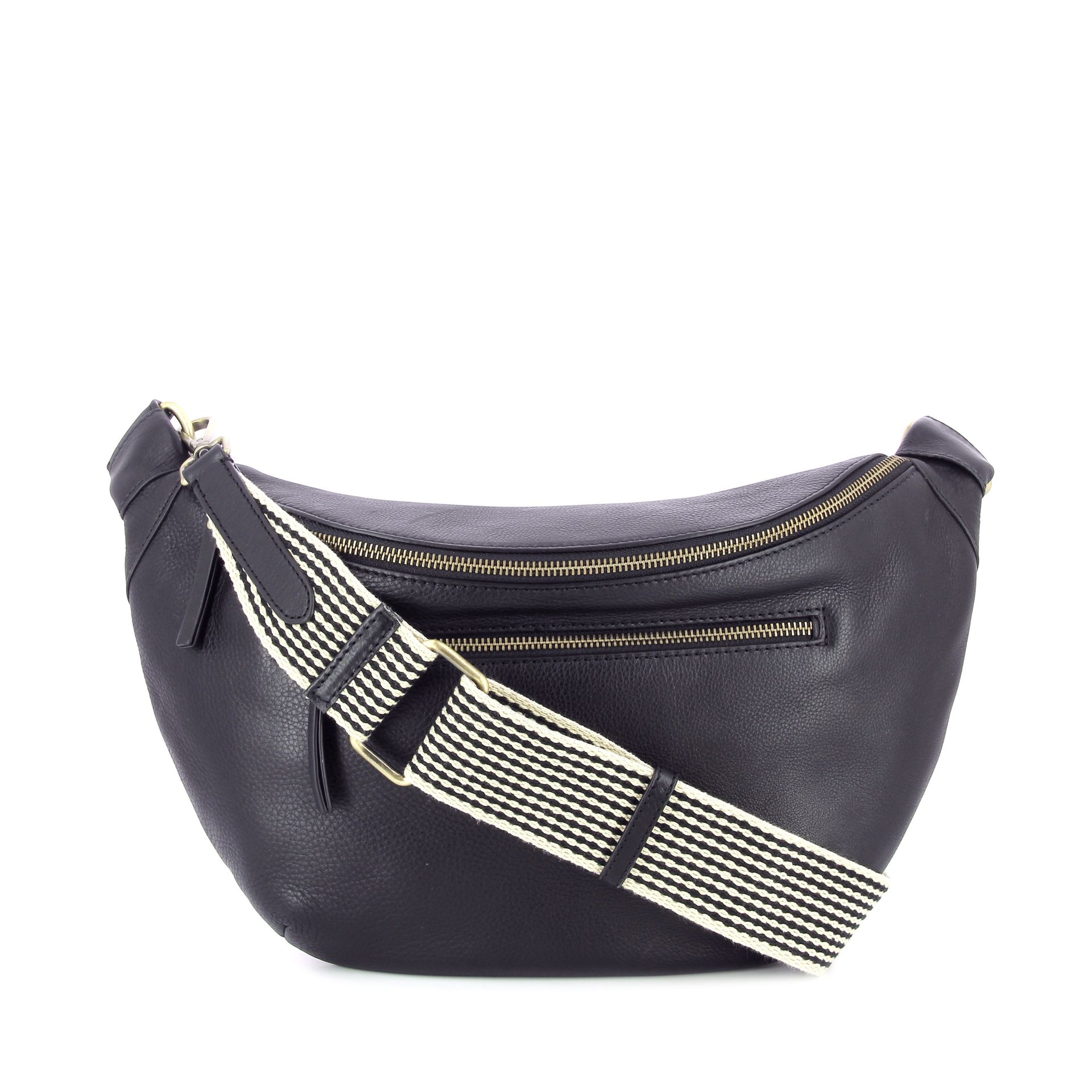 O My Bag Drew Bum Bag Maxi Black 266159 zwart