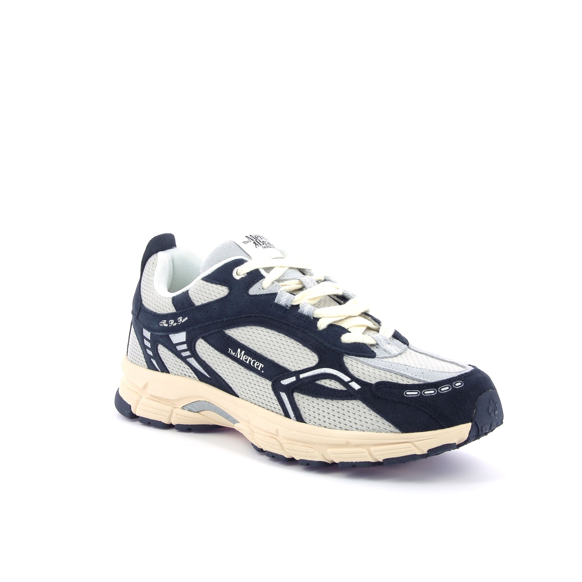 Mercer Re-Run Vintage Suede 266270 blauw