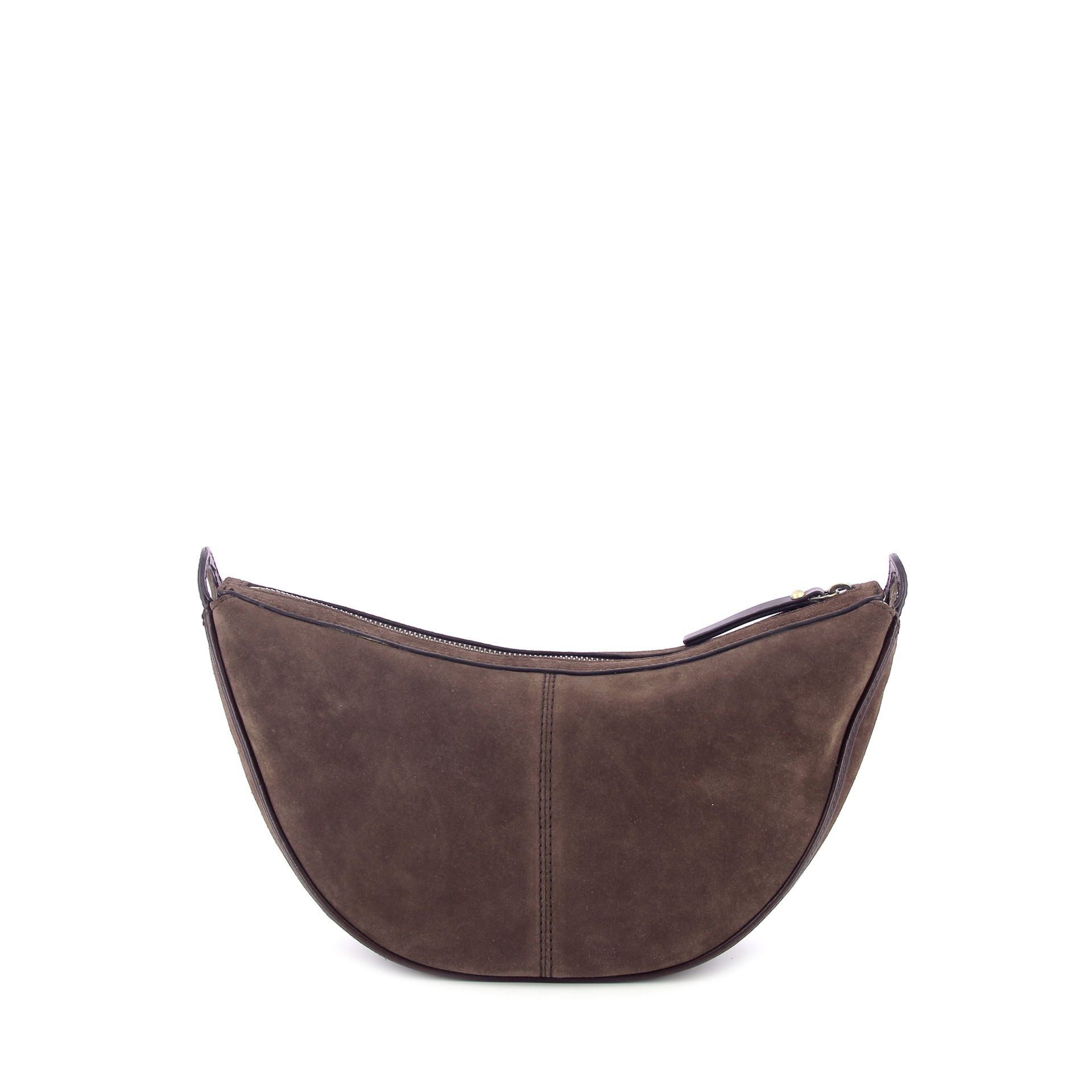 O My Bag Leo Crossbody Strap Chocolate Suede 266319 bruin