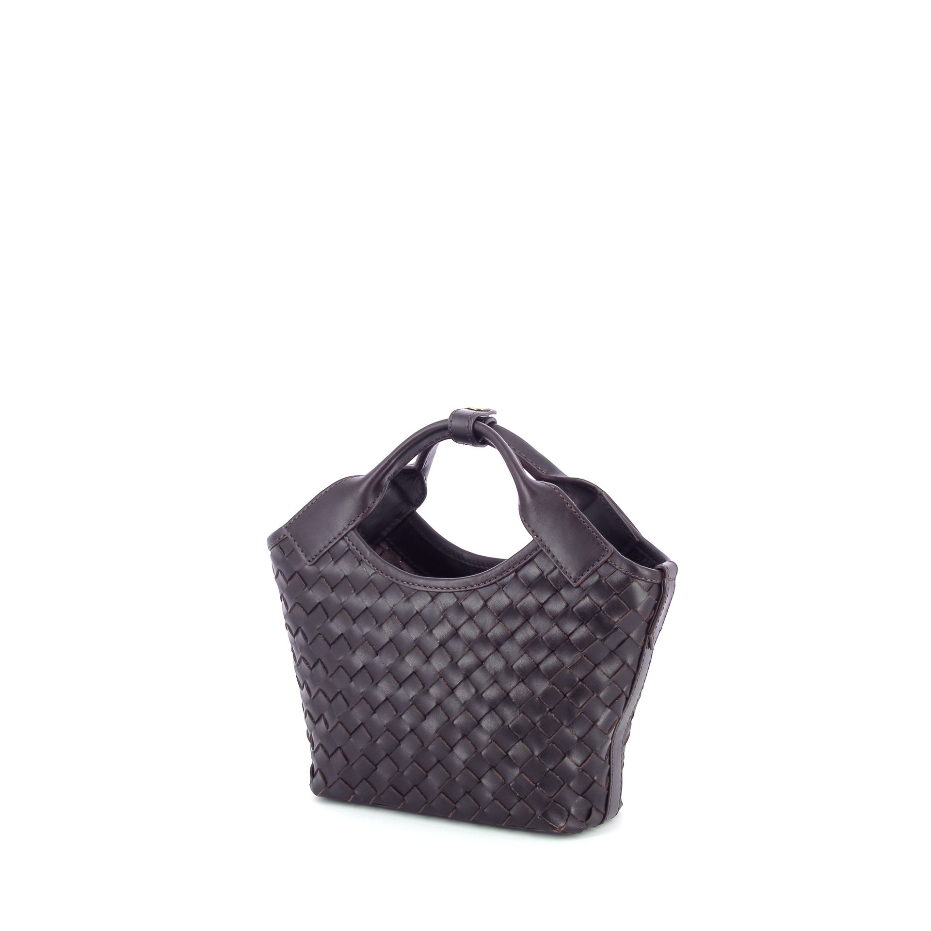 O My Bag Mara Mini Chocolate Woven 266322 bruin