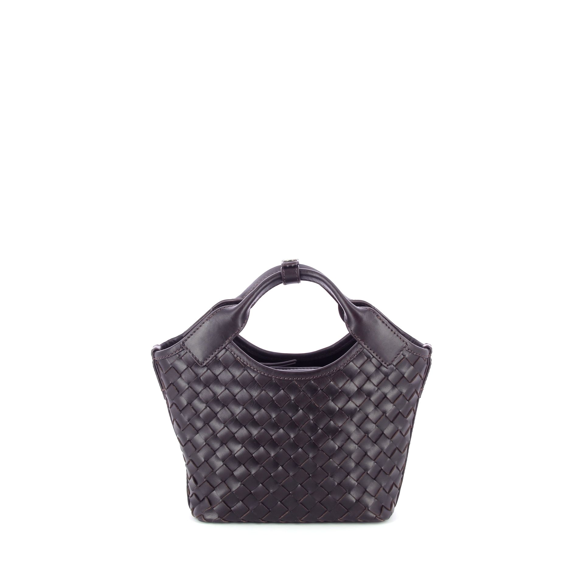 O My Bag Mara Mini Chocolate Woven 266322 bruin