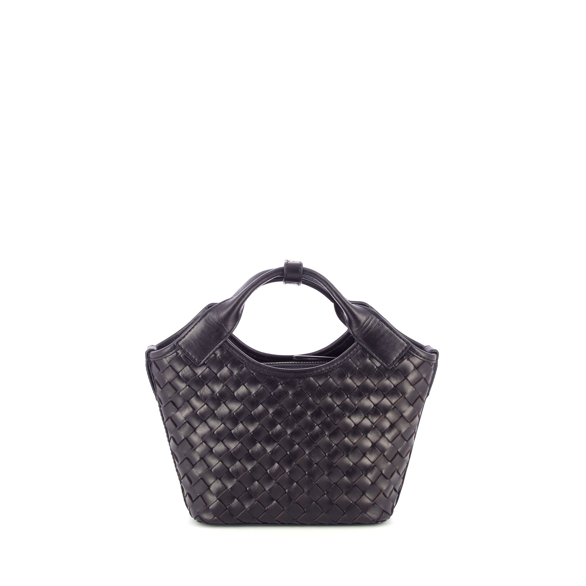 O My Bag Mara Mini Black Woven 266326 zwart