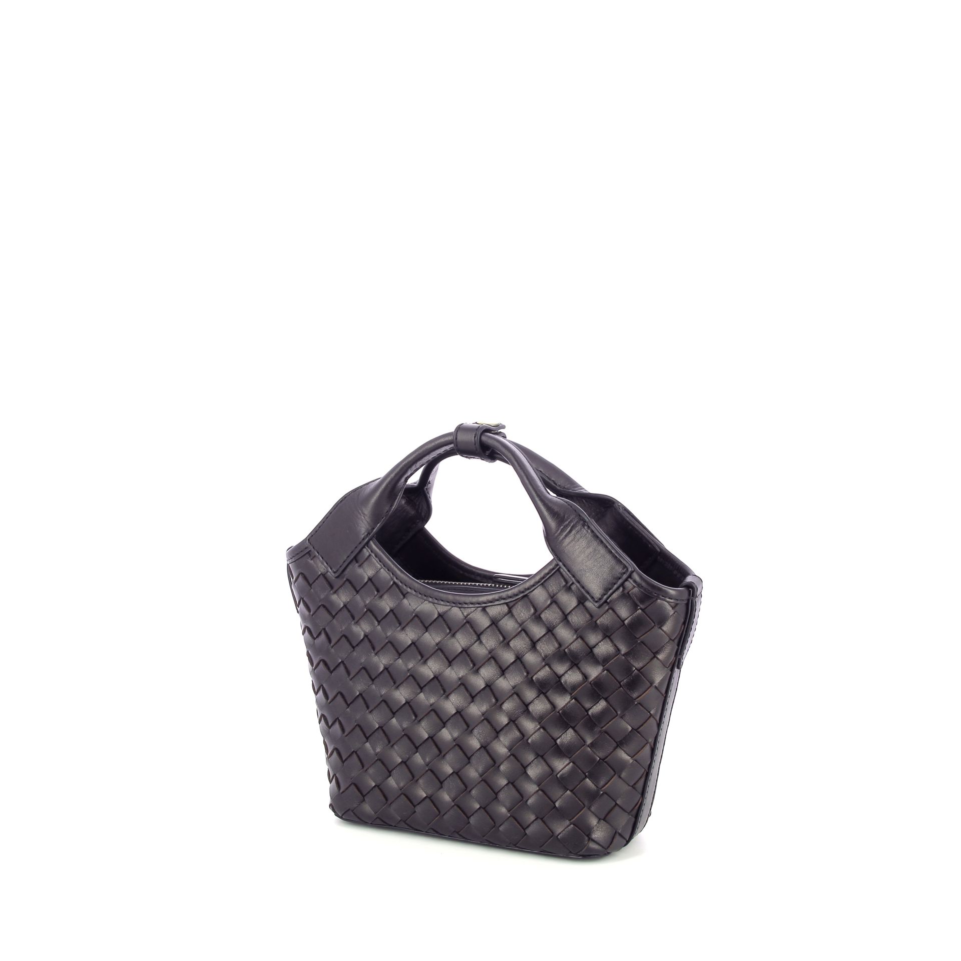 O My Bag Mara Mini Black Woven 266326 zwart
