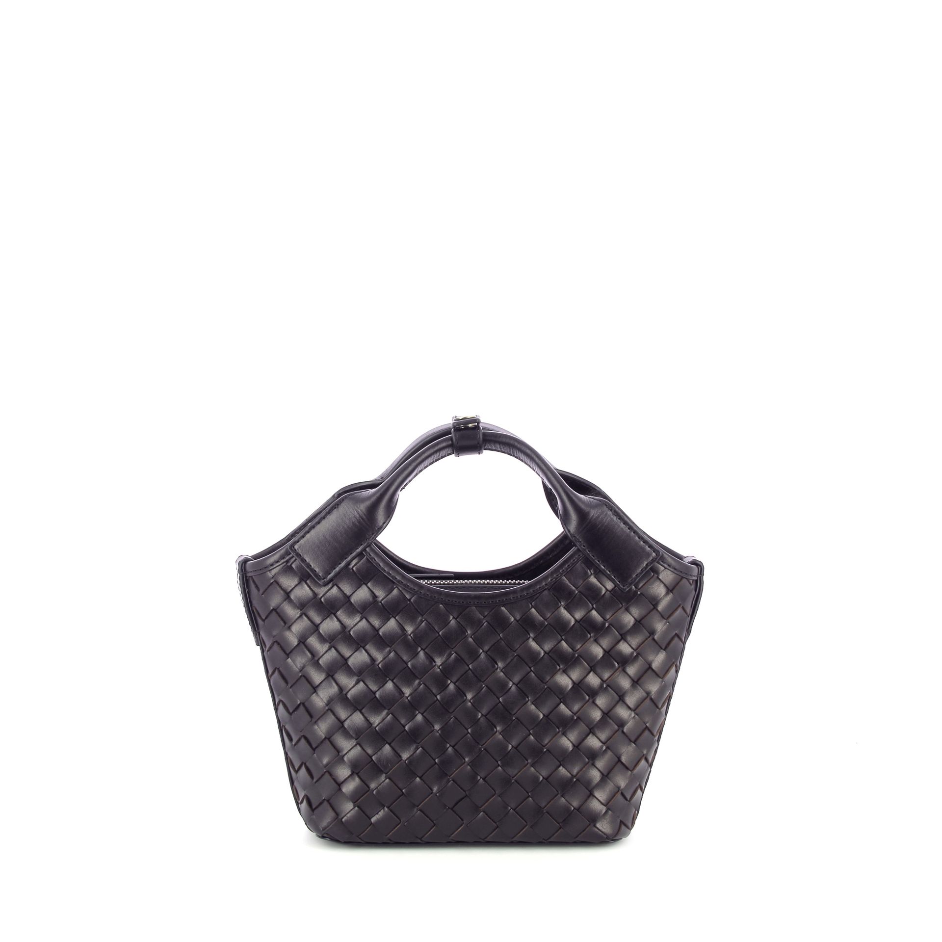 O My Bag Mara Mini Black Woven 266326 zwart