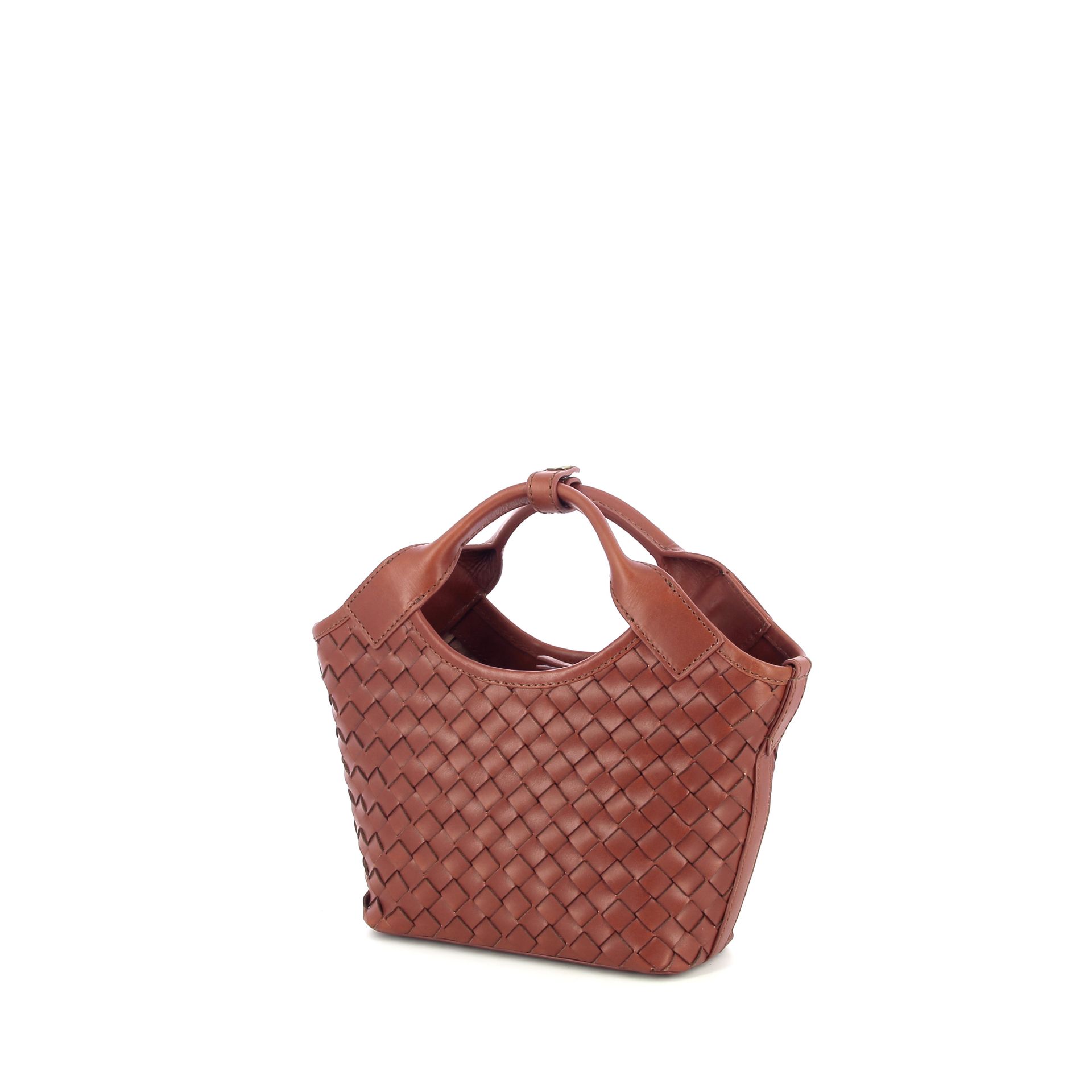 O My Bag Mara Mini Cognac Woven 266327 cognac