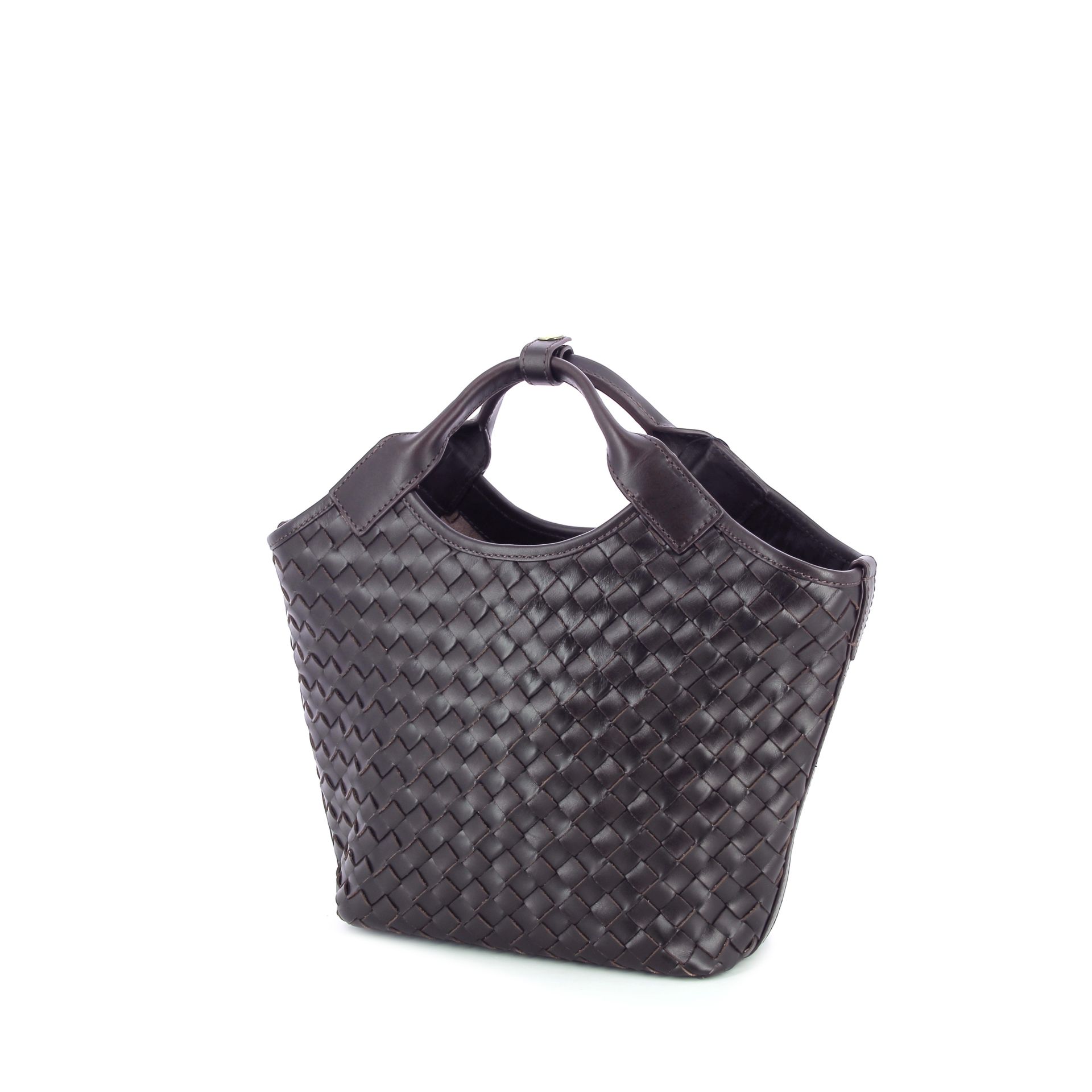 O My Bag Mara Midi Chocolate Woven 266329 bruin