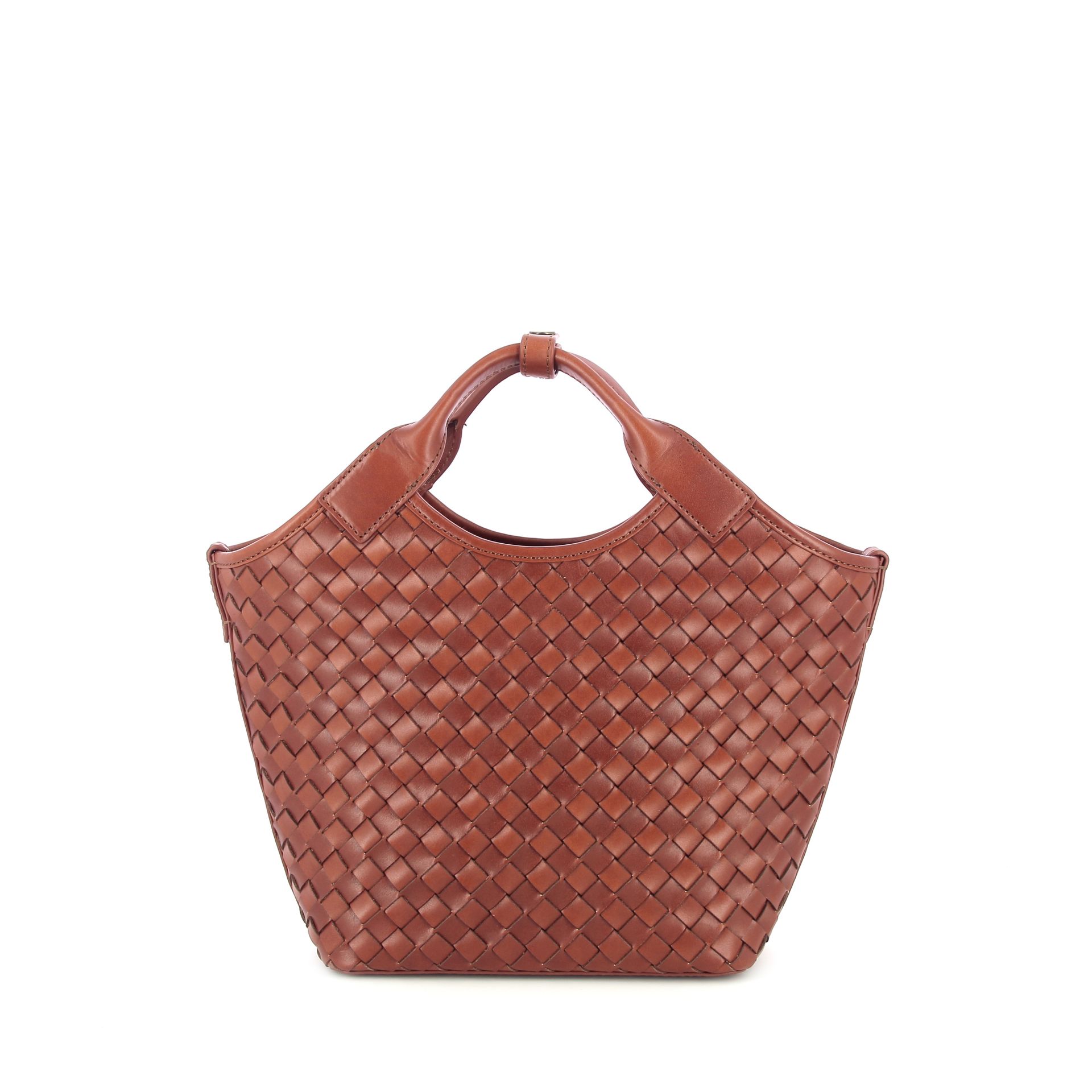 O My Bag Mara Midi Cognac Woven 266333 cognac