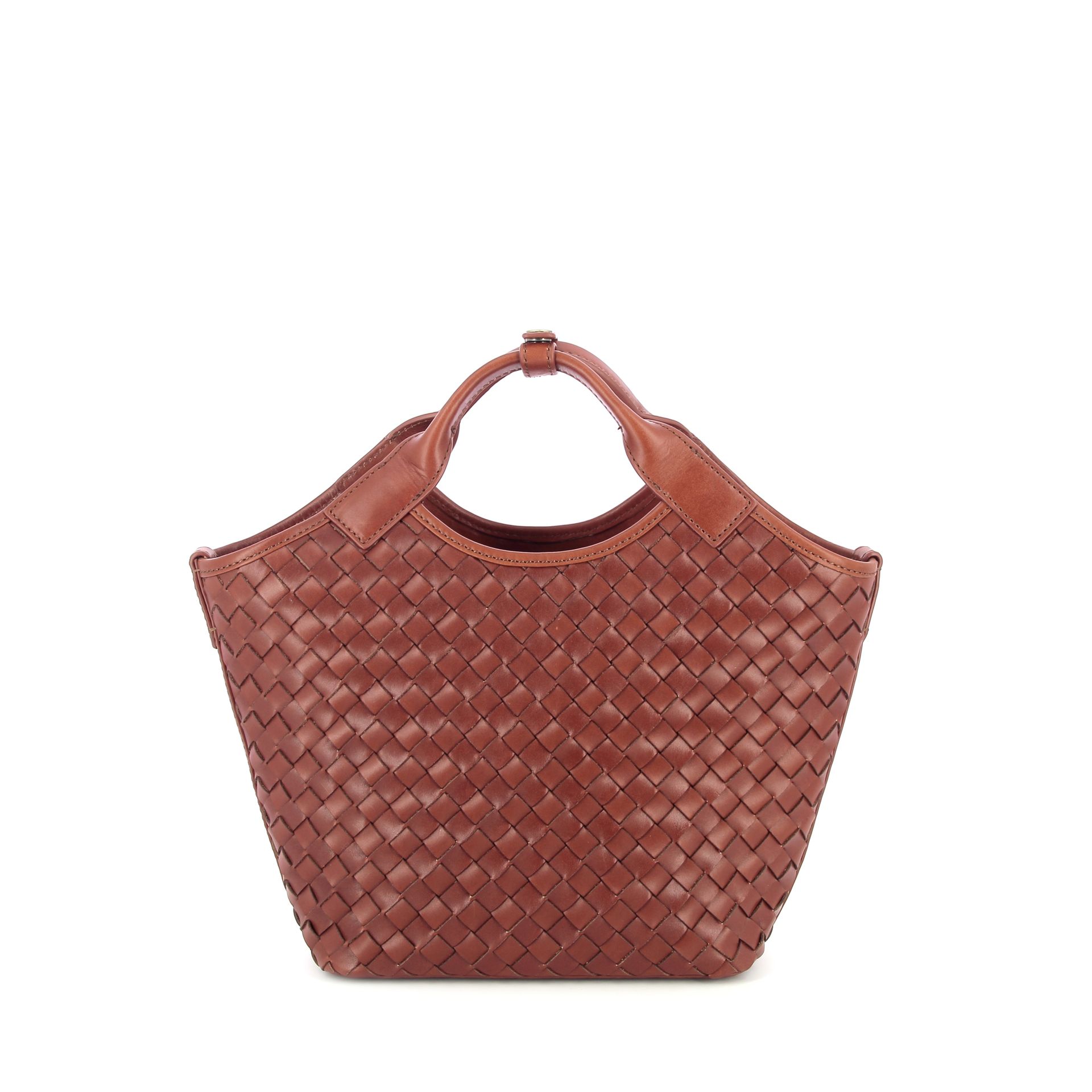 O My Bag Mara Midi Cognac Woven 266333 cognac