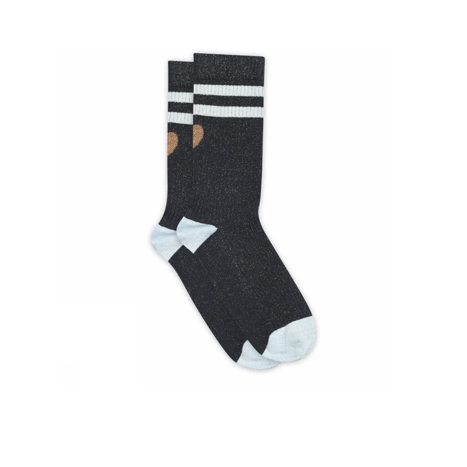 Mp Denmark Elga Glitter Socks Navy 266367 blauw