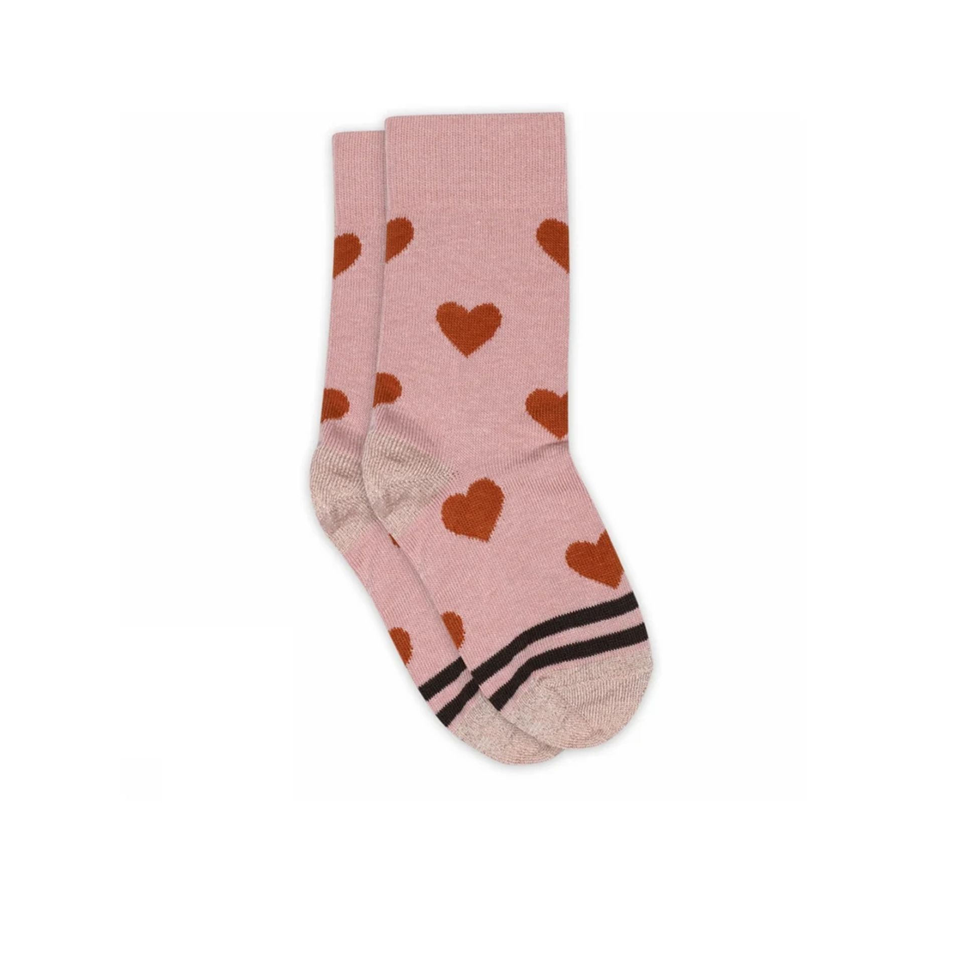 Mp Denmark Ada Socks Silver Pink 266392 roze