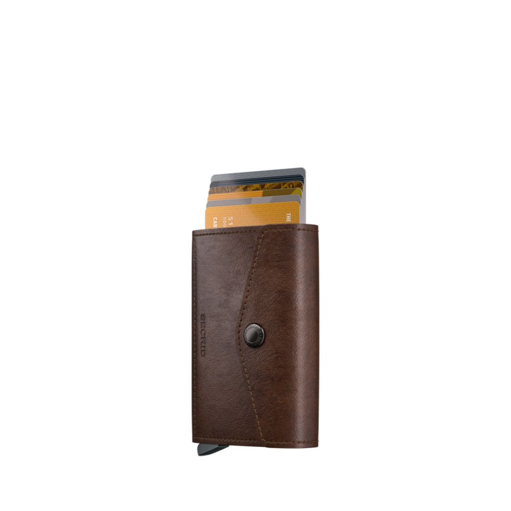 Secrid Envelope Wallet Vintage Chocolate 266420 bruin
