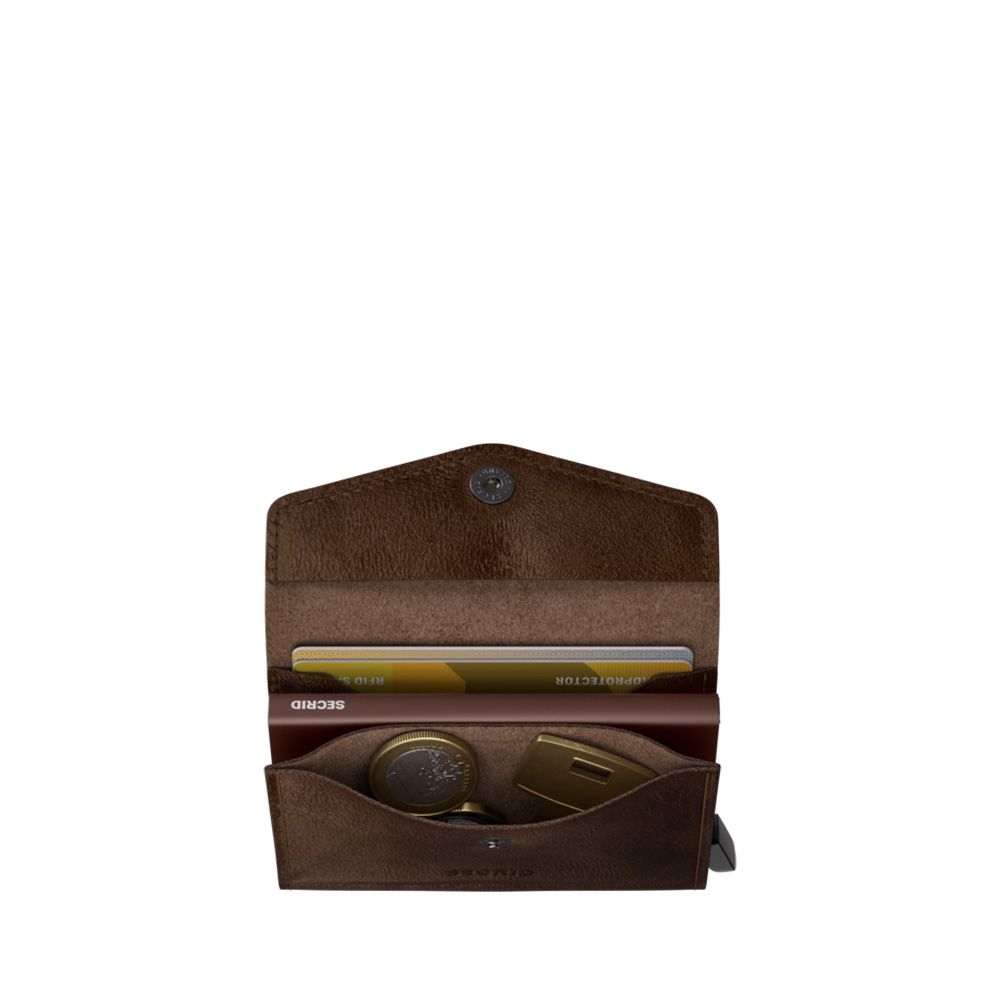 Secrid Envelope Wallet Vintage Chocolate 266420 bruin