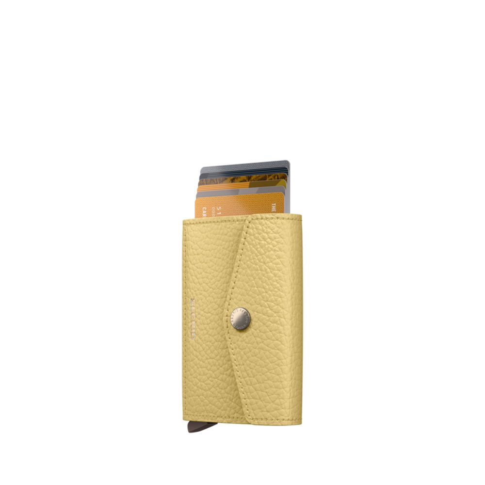 Secrid Envelope Wallet Pebble Butter Yellow 266422 geel