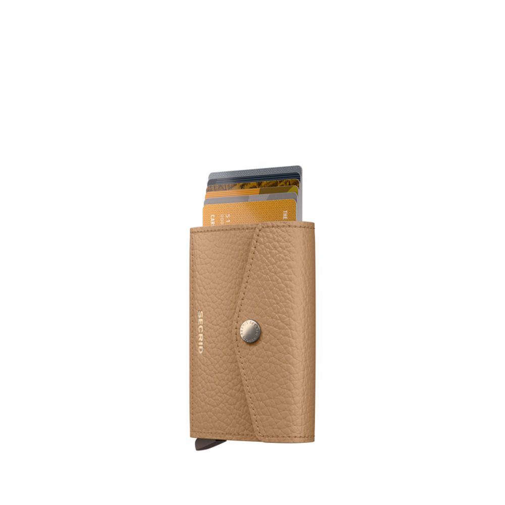 Secrid Envelope Wallet Pebble Cappuccino 266423 cognac