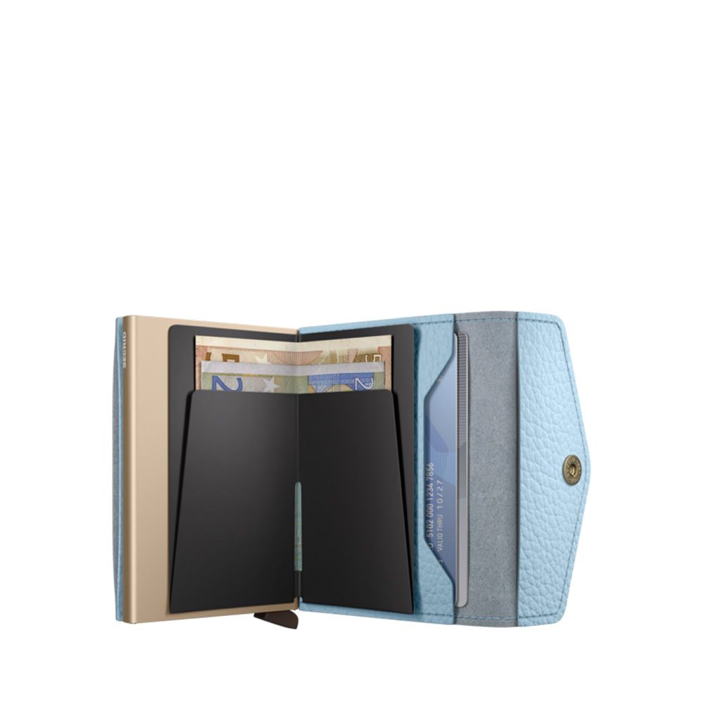 Secrid Envelope Wallet Pebble Ice Blue 266424 blauw