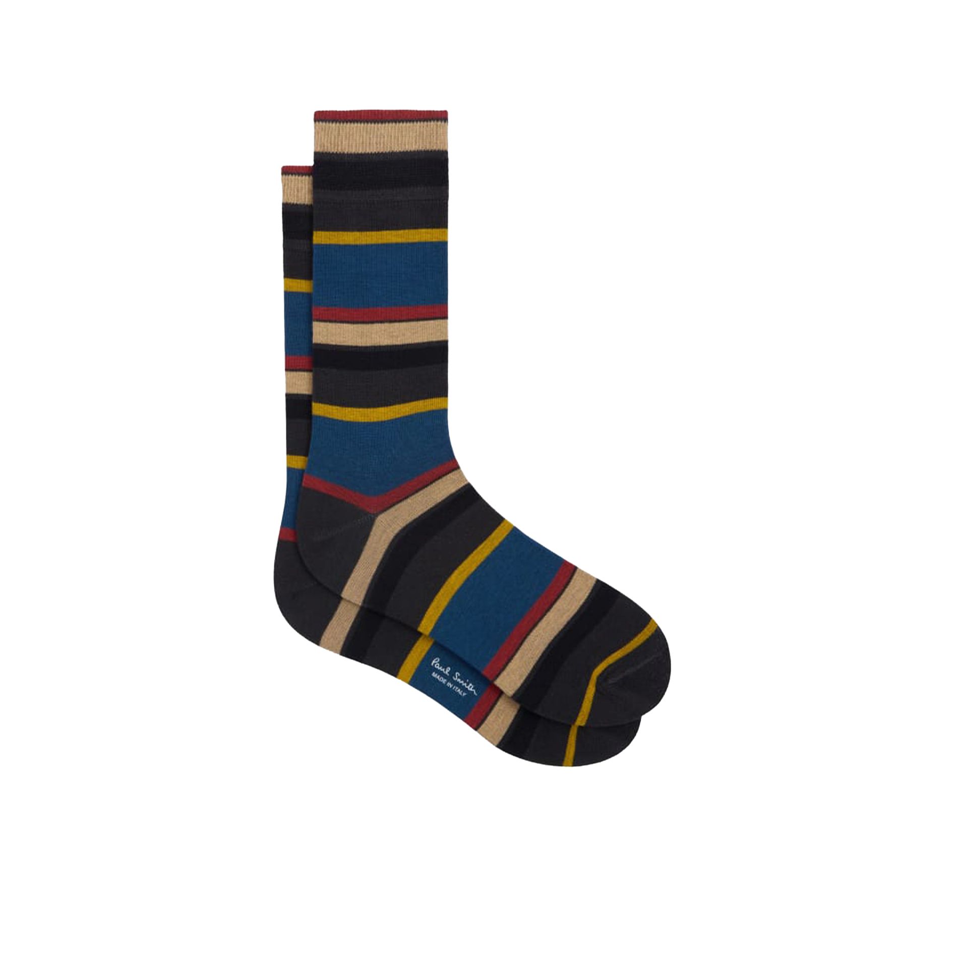 Paul Smith Stripe Socks 266490 blauw