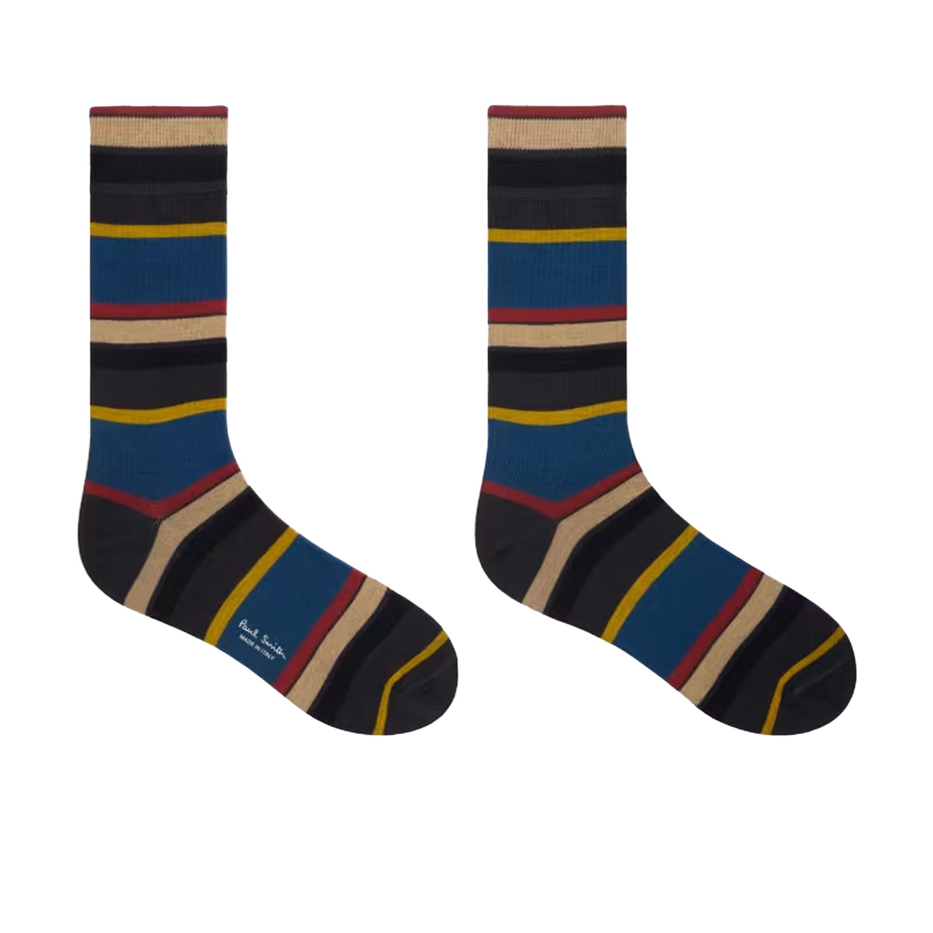 Paul Smith Stripe Socks 266490 blauw