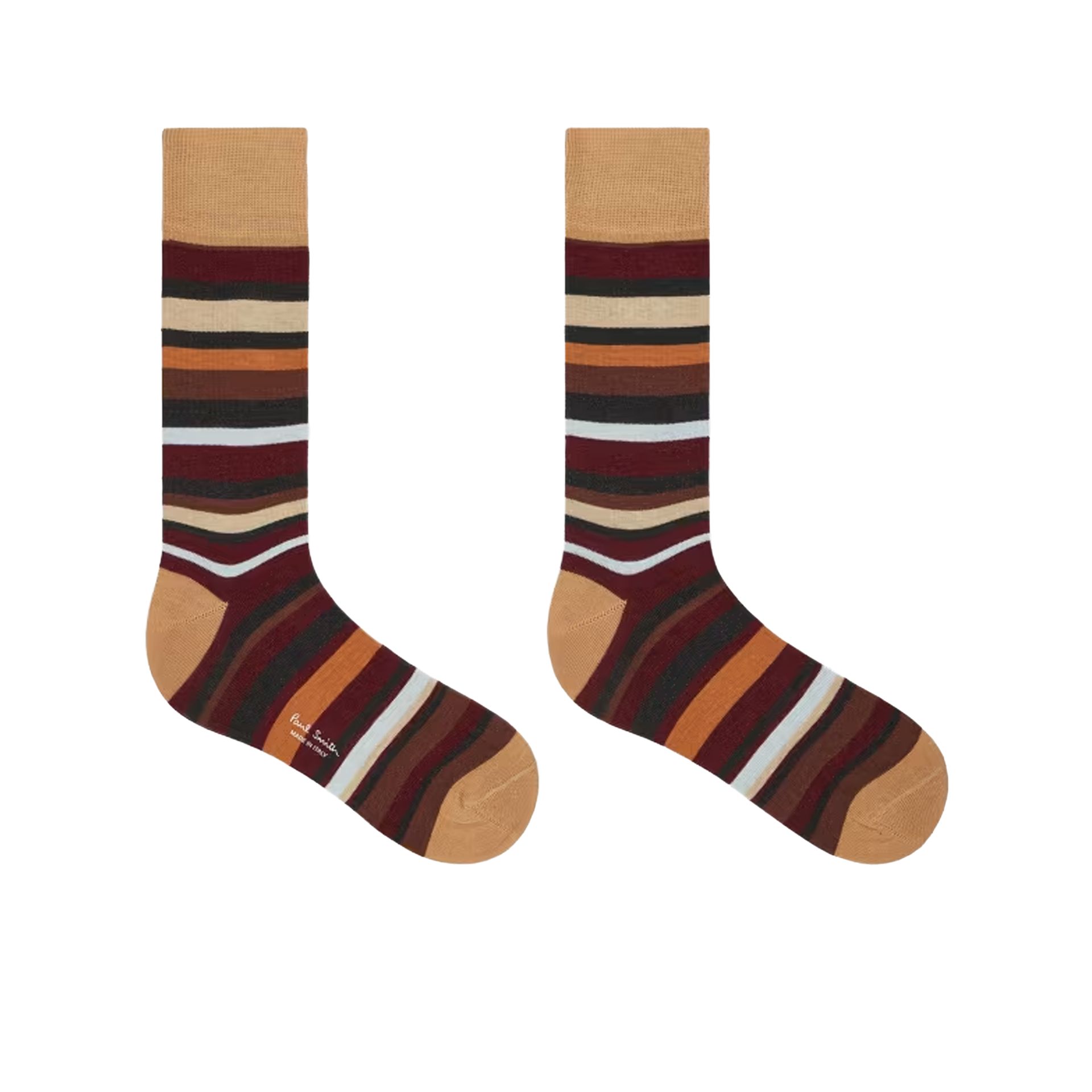 Paul Smith Multistripe Socks 266491 cognac