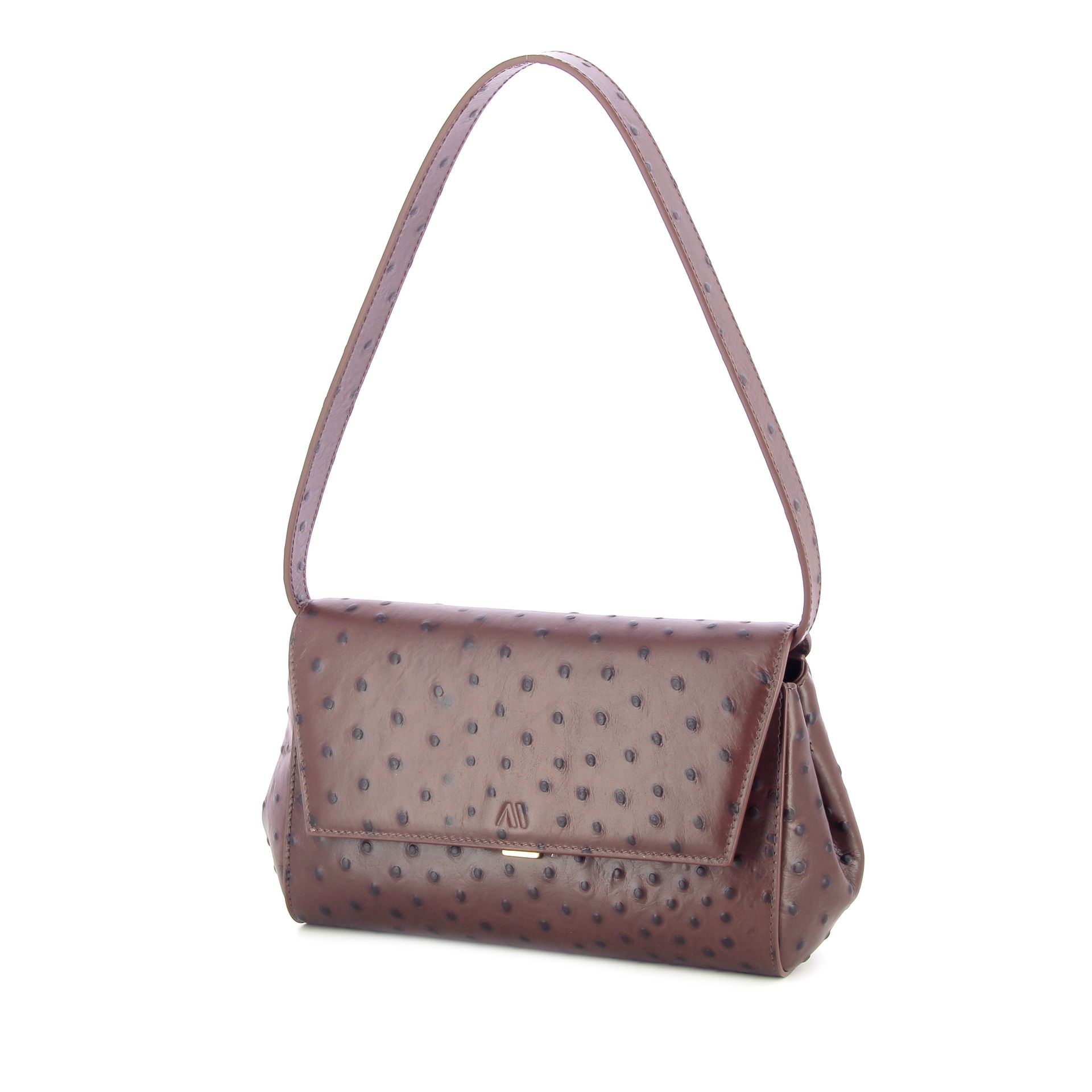 Kaai Ikon Clutch Chocolate Brown 266538 bruin