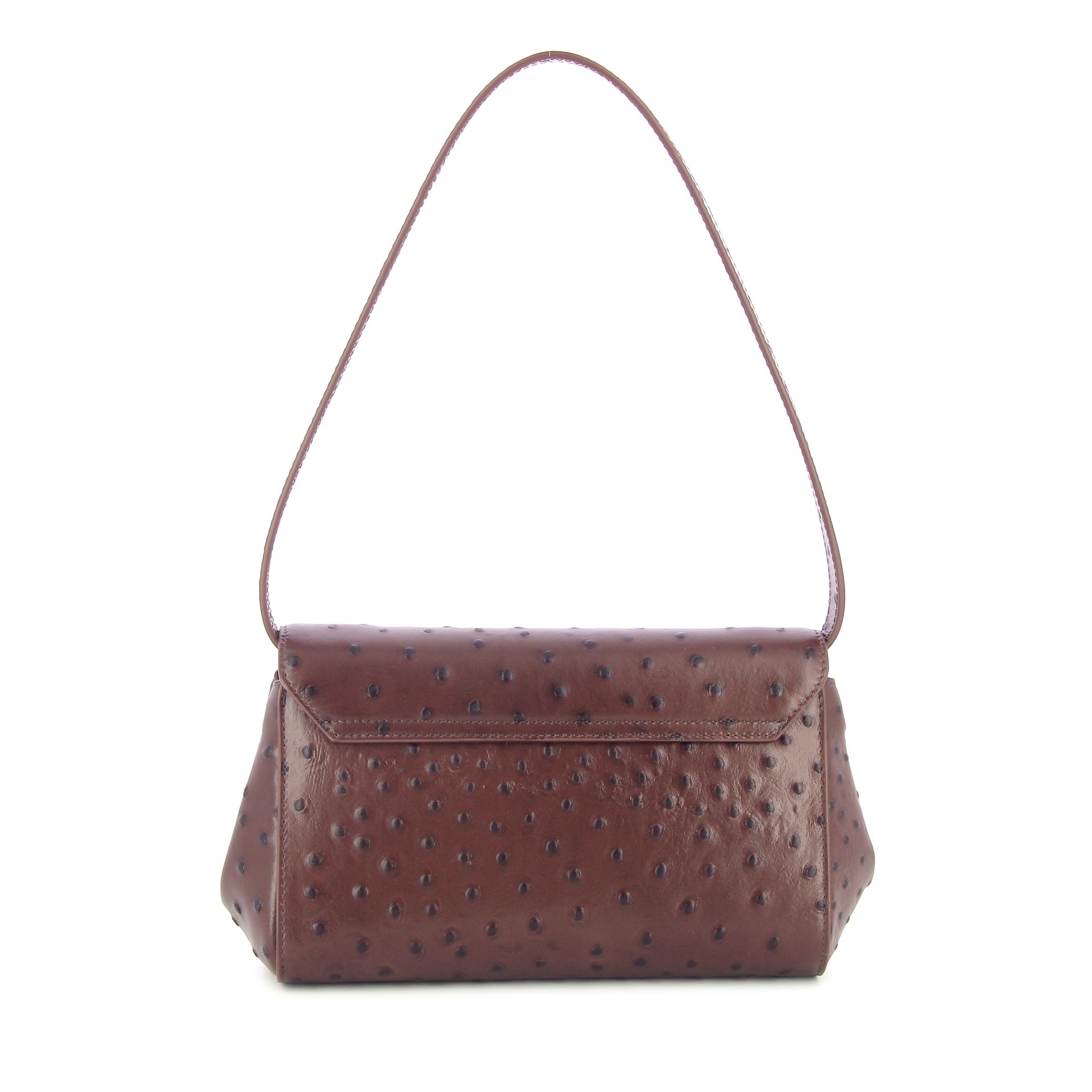 Kaai Ikon Clutch Chocolate Brown 266538 bruin