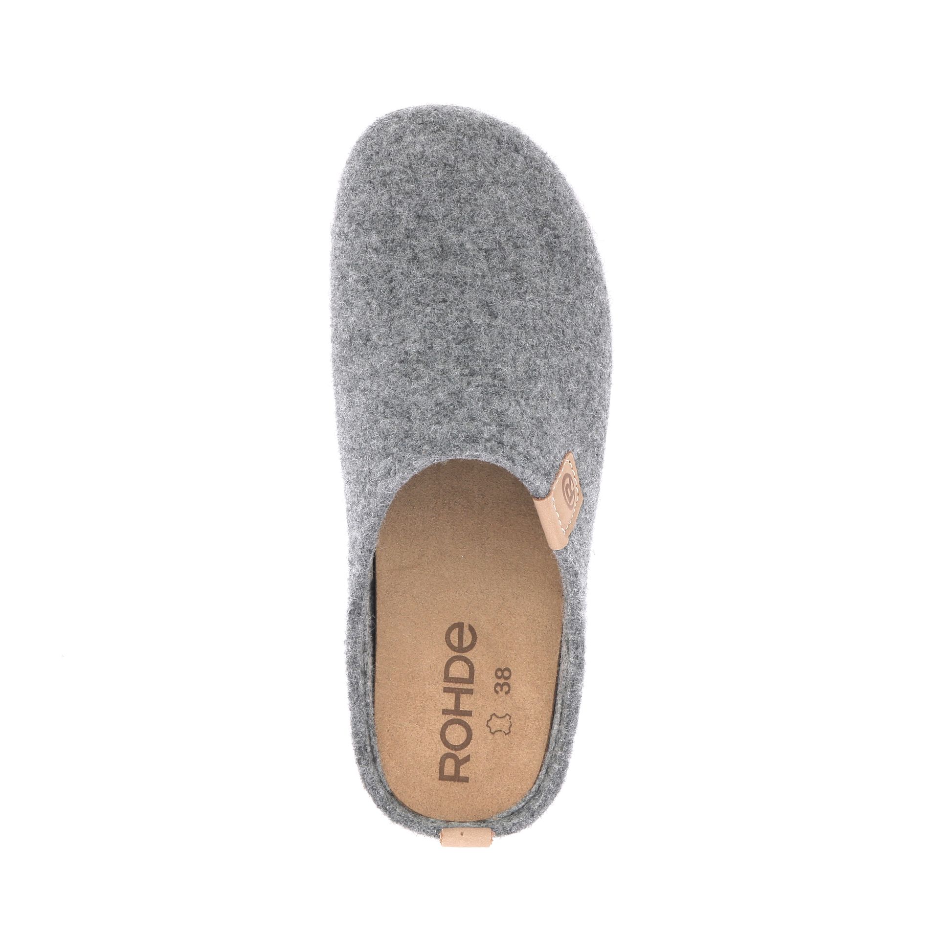 Rohde Pantoffel 266965 grijs