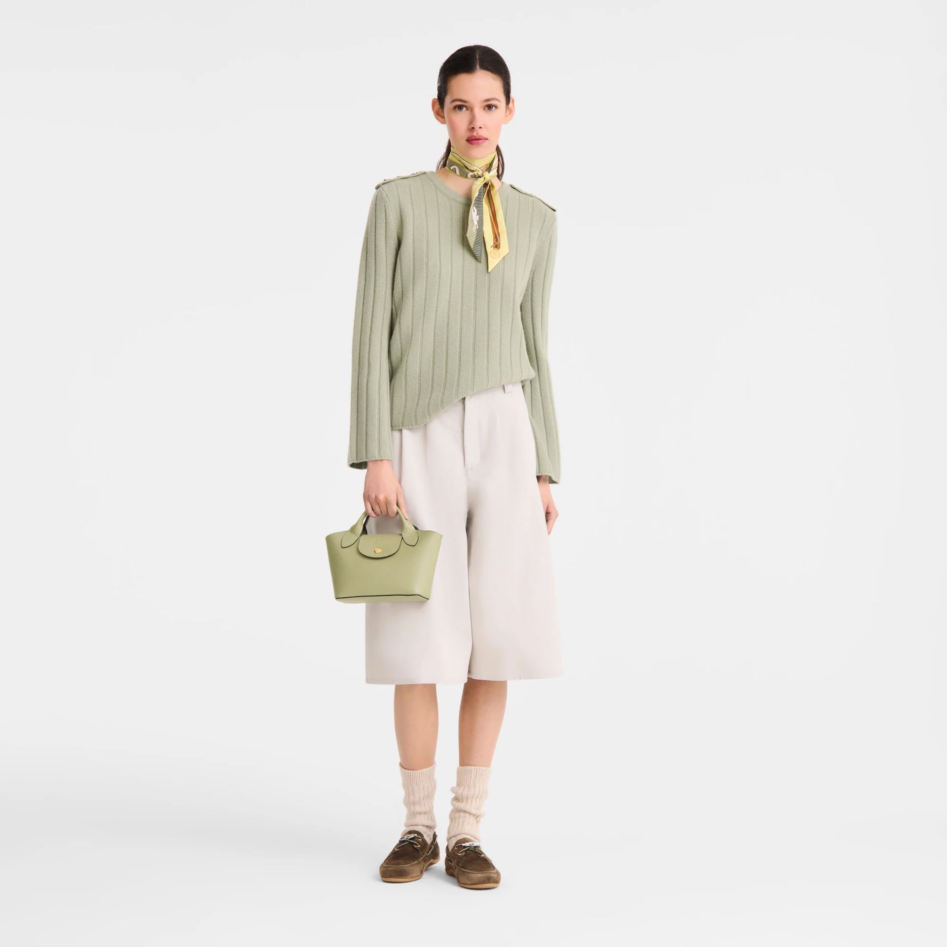 Longchamp Epure Shopper XS Almond Green 267030 groen