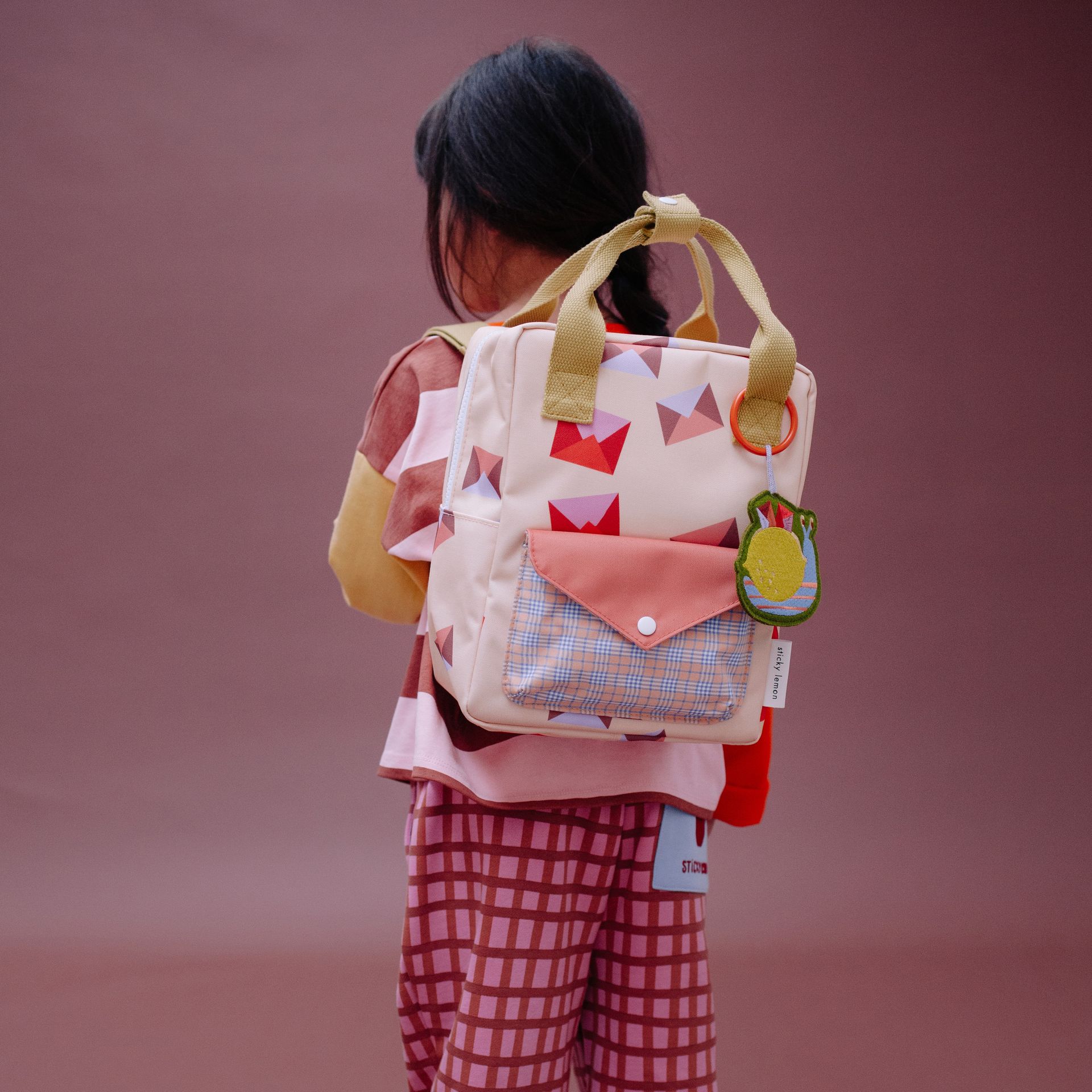 Sticky Lemon Small Backpack Snail Mail 267111 beige