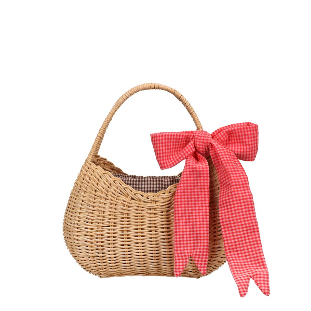 Sticky Lemon Wicker Basket 267113 cognac