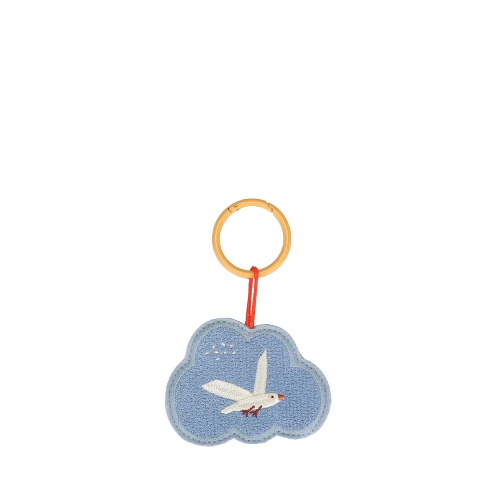Sticky Lemon Embroidered Keychain Seagull 267116 multi
